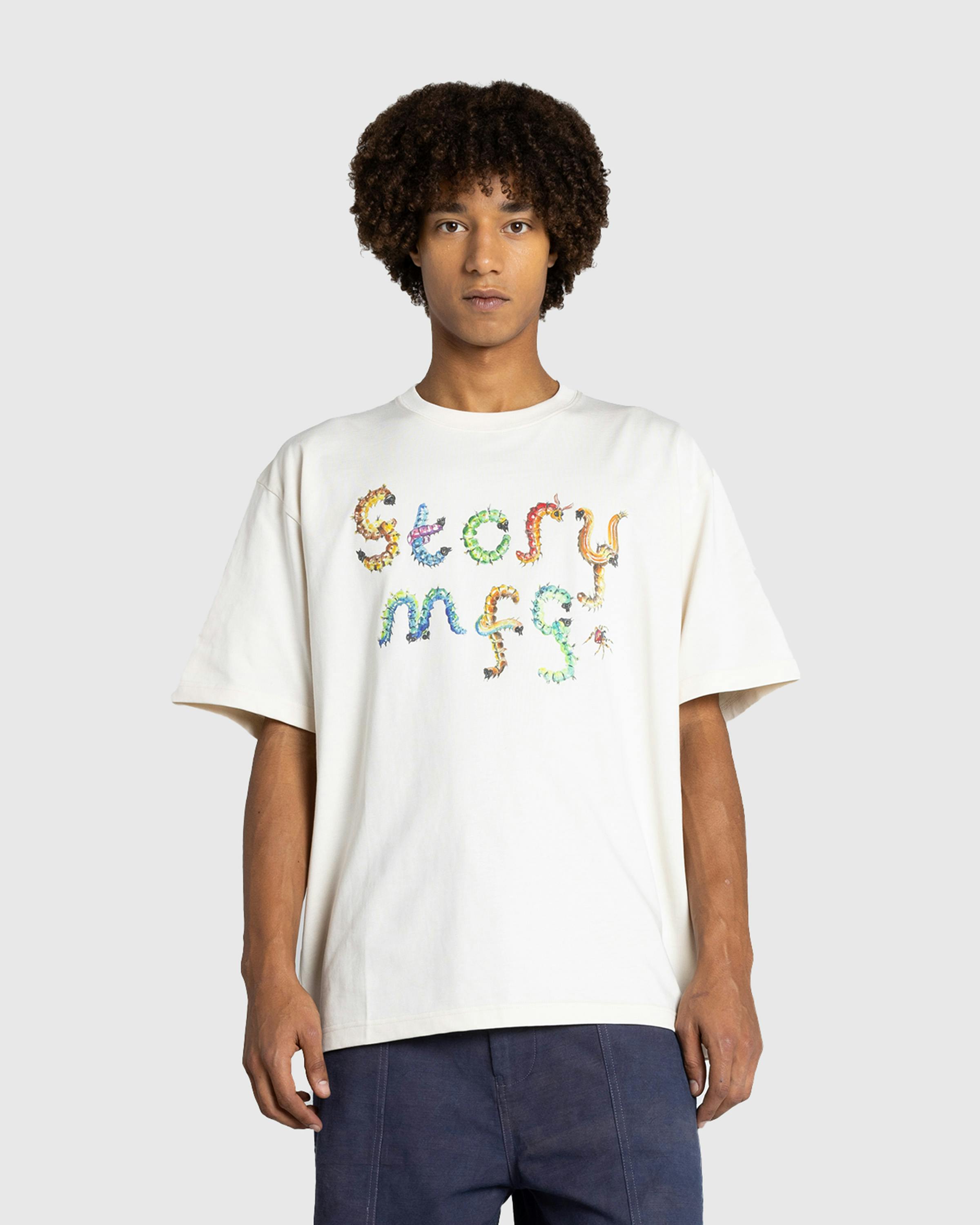 Story mfg. – Grateful Tee SS Ecru Bugging - T-Shirts - Beige - Image 2