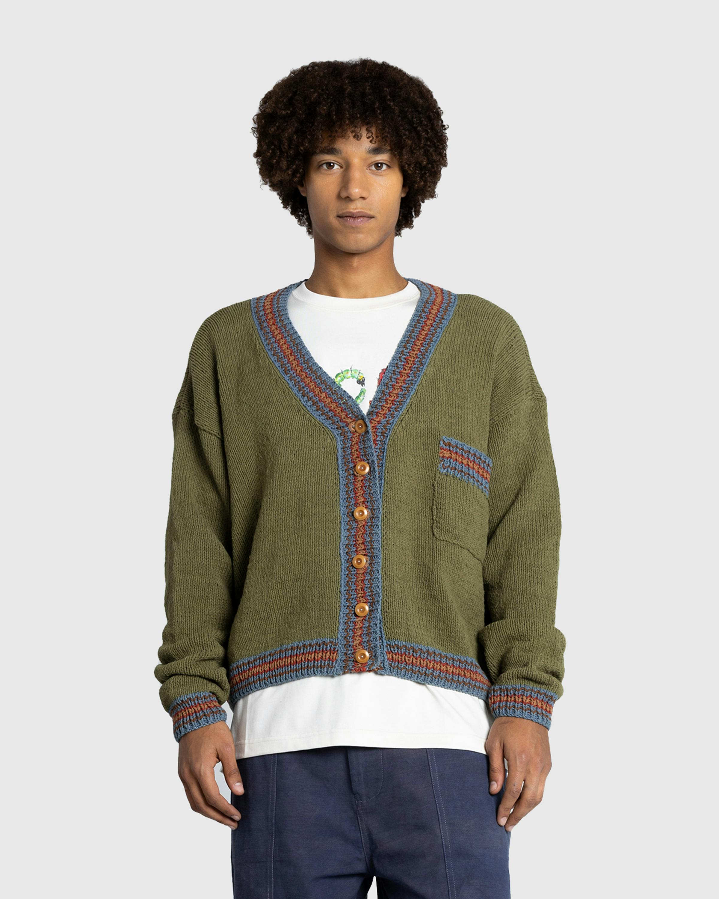 Story mfg. – Bulb Cardigan Olive - Cardigans - Green - Image 2