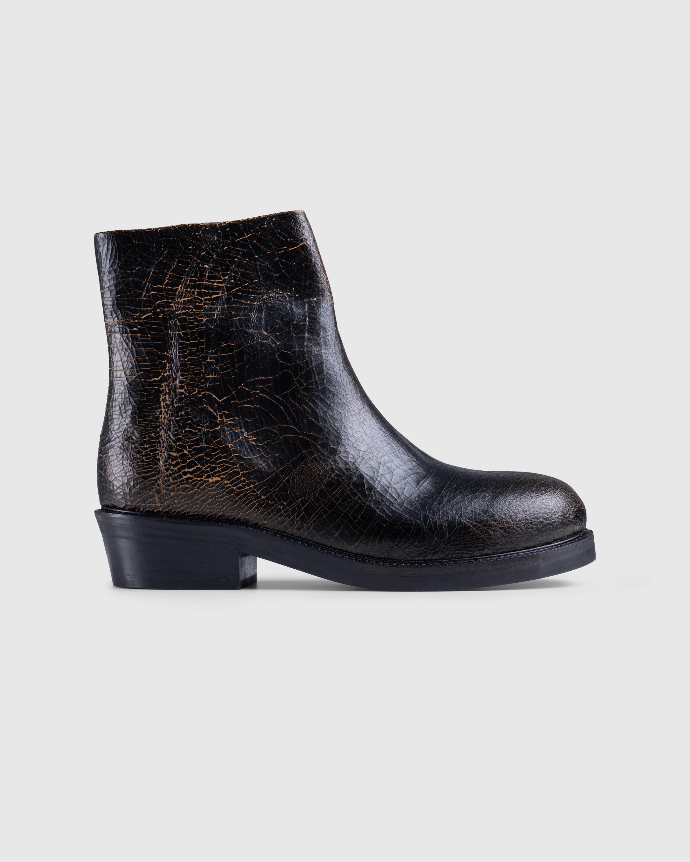 Séfr – Lerato Boot Crackled Leather - Chelsea Boots - Black - Image 1