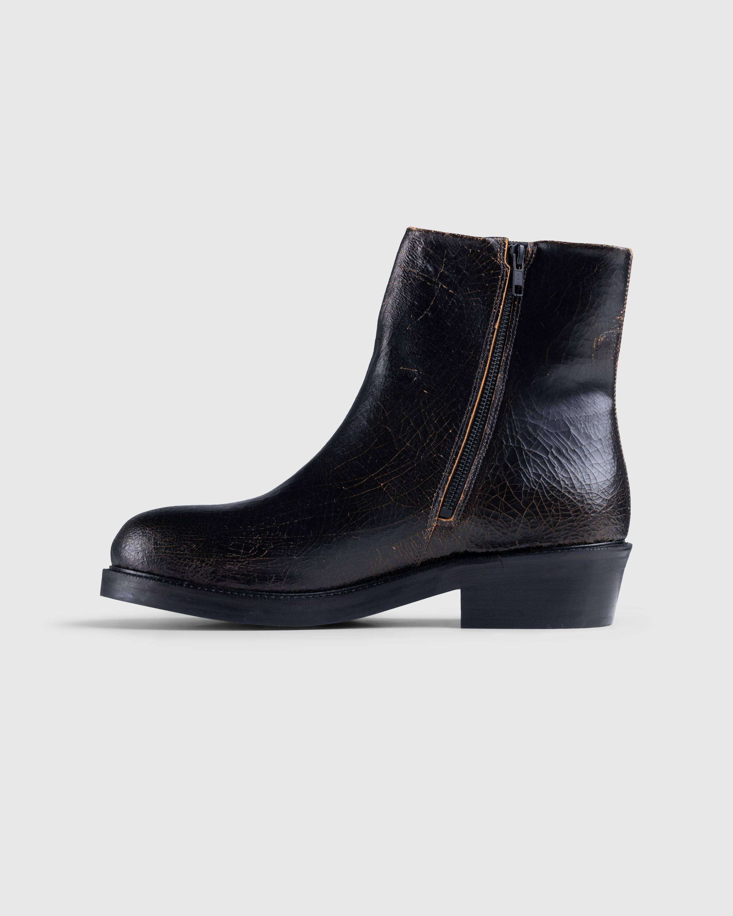 Séfr – Lerato Boot Crackled Leather - Chelsea Boots - Black - Image 2