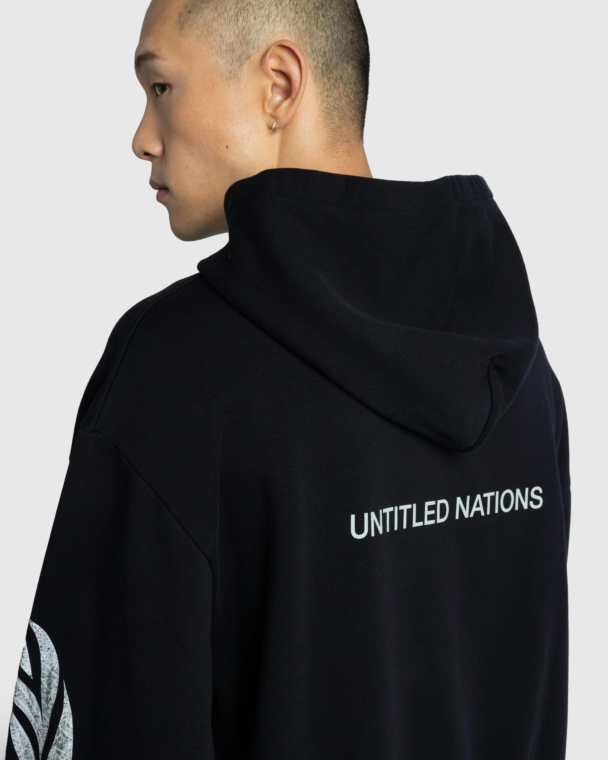 GmbH – H1 UN Organic Cotton Loopback Hoodie Black - Hoodies - Black - Image 3