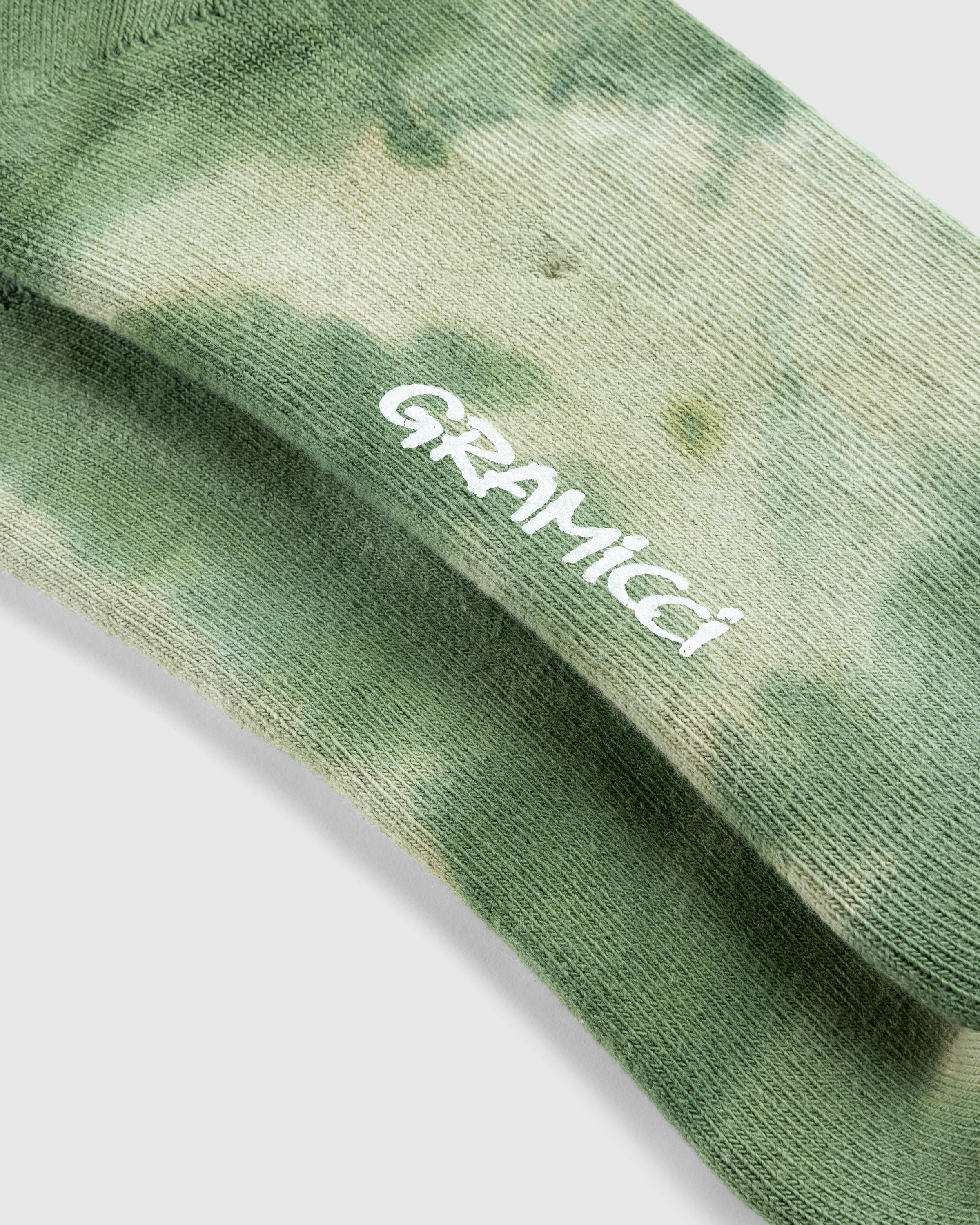 Gramicci – Tie Dye Crew Socks Green - Crew - Green - Image 2