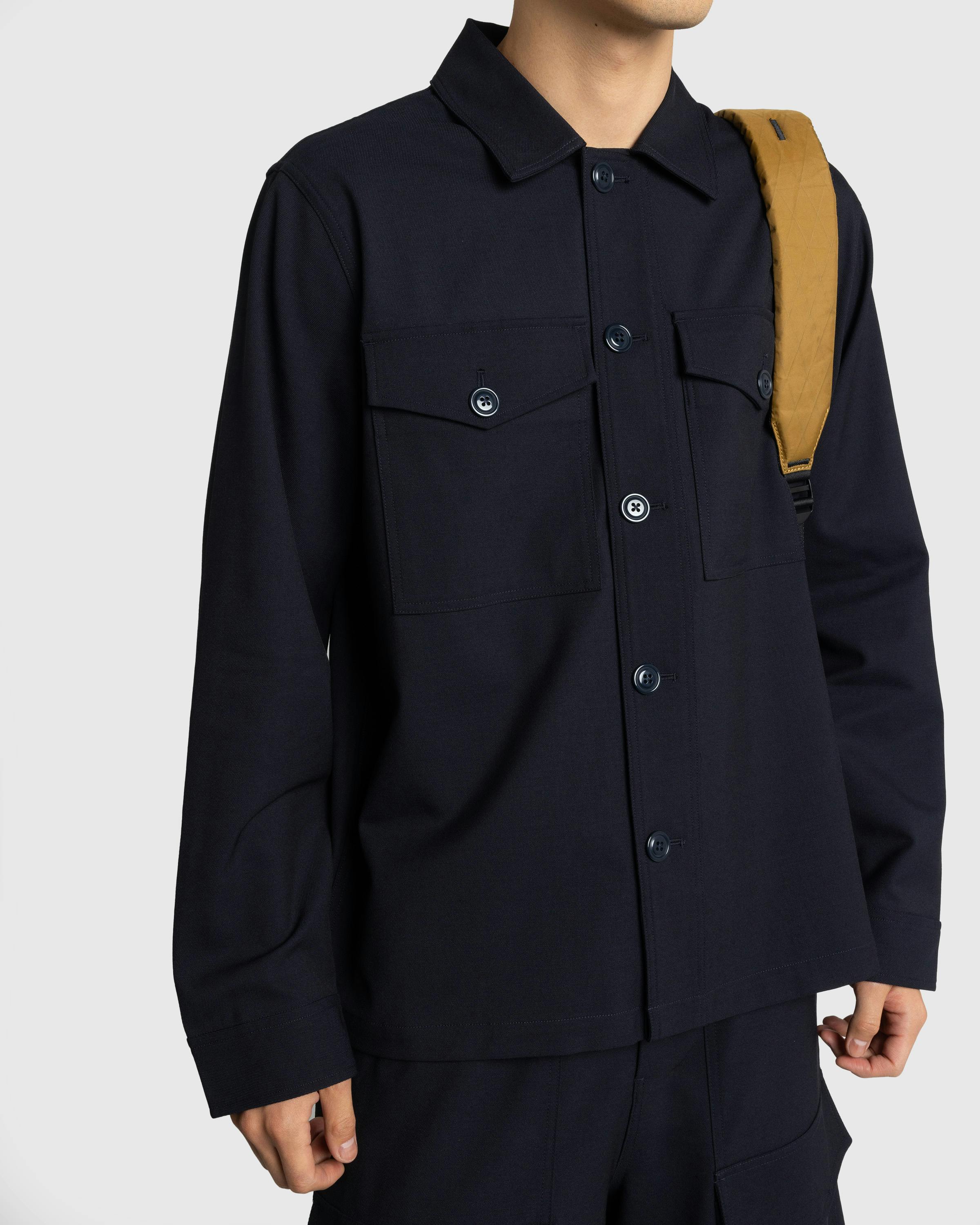 Woolrich – Broken Twill Shirt Navy - Longsleeve Shirts - Blue - Image 4