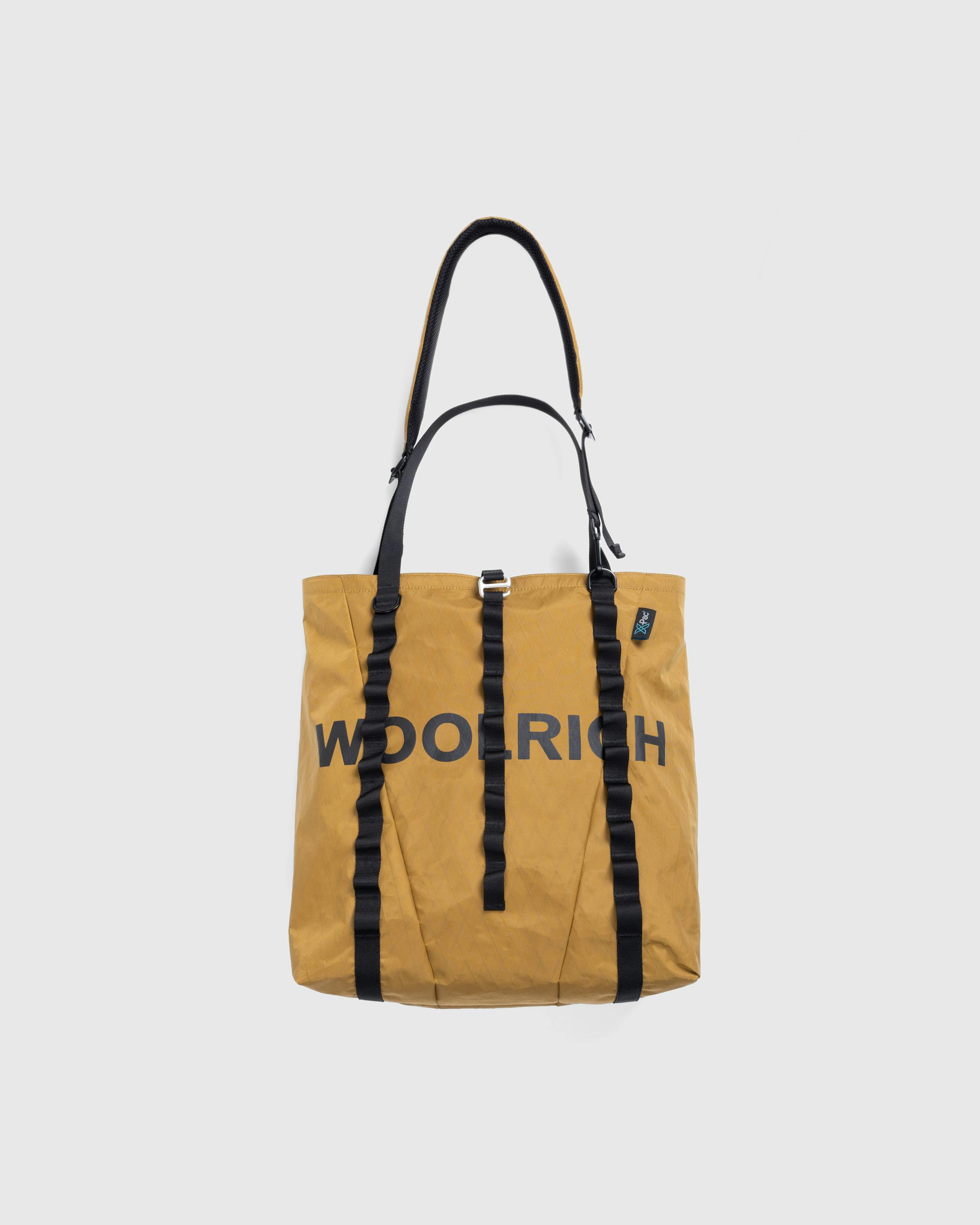 Woolrich Black Label – Oversized Tech Tote Camel - Tote Bags - Beige - Image 1