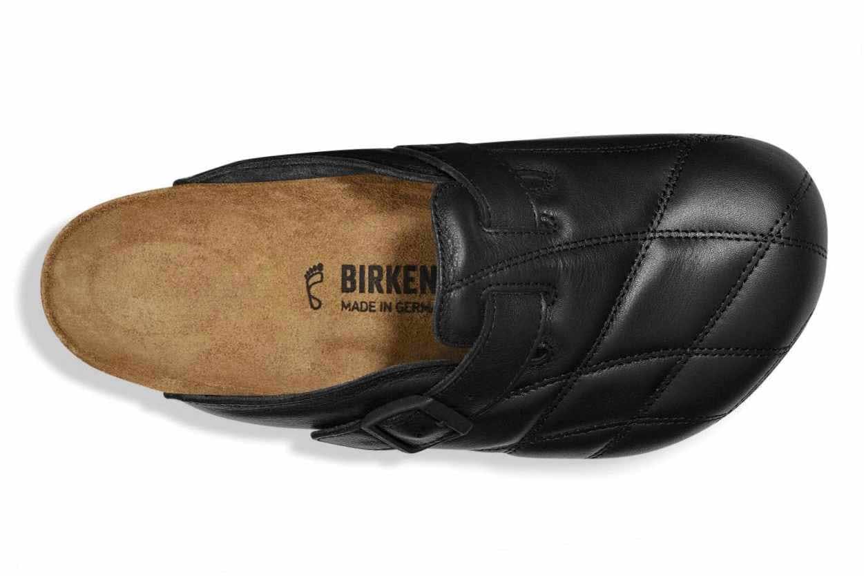 birkenstock boston clog & zurich sandal redesigned by Jesse Leyva in quilted leather