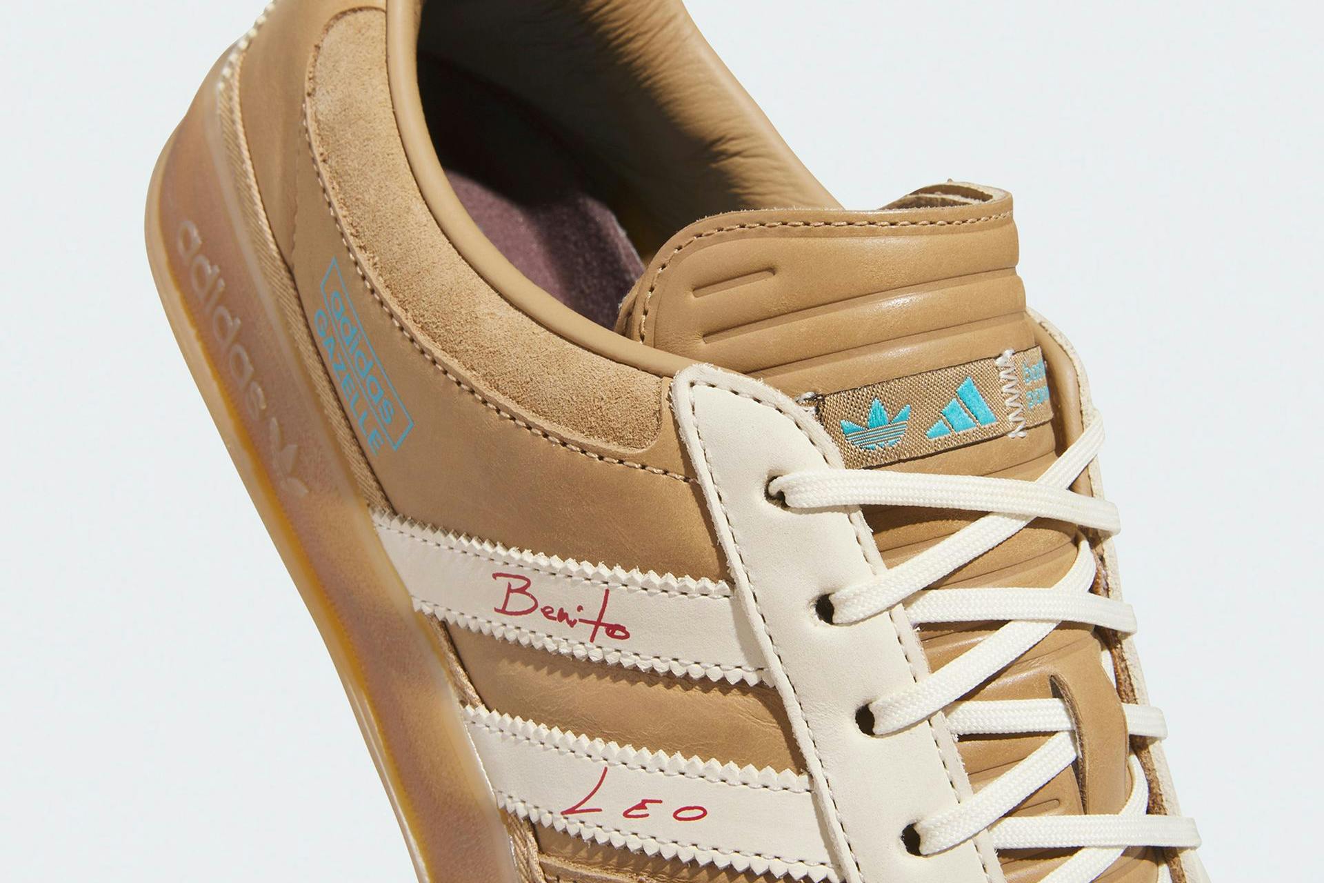 bad bunny messi adidas gazelle 2024