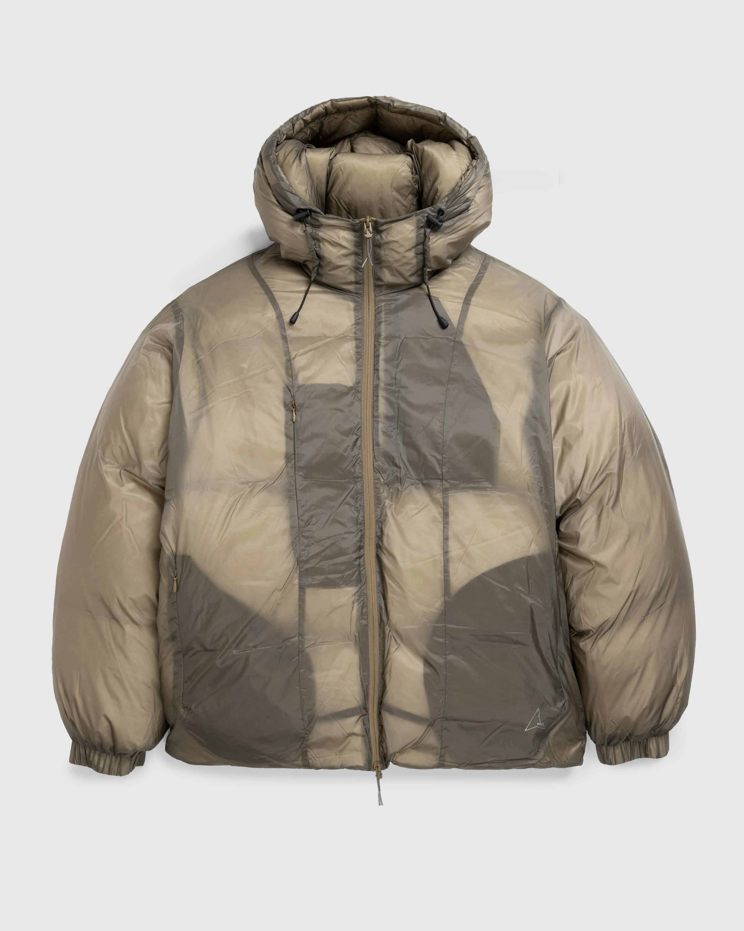 ROA – Smooth Down Jacket Taupe - Down Jackets - Green - Image 1