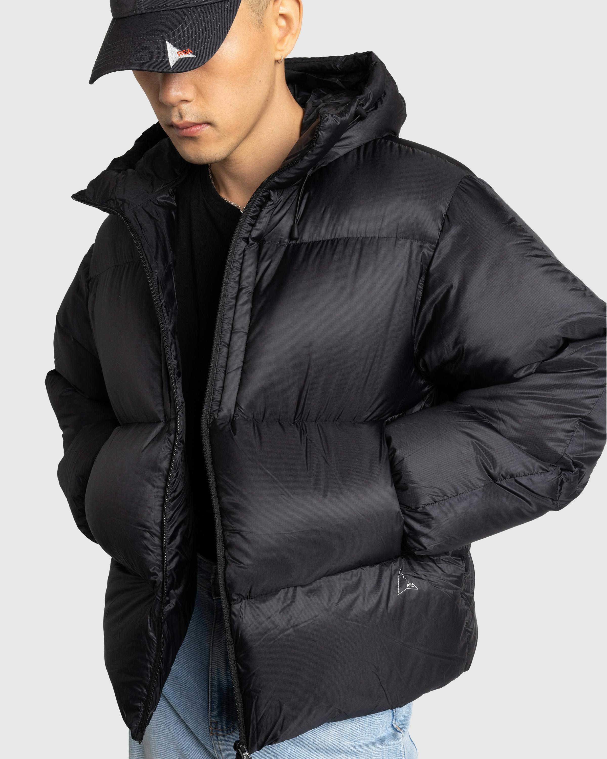 ROA – Heavy Down Jacket Asphalt - Down Jackets - Black - Image 5