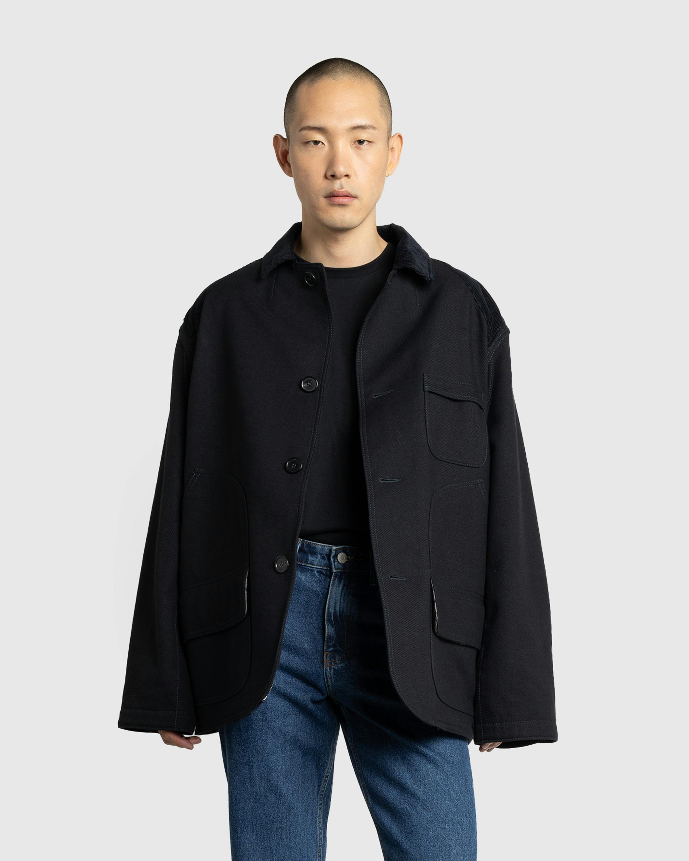 Maison Margiela – Check Pattern Coat Black - Trench Coats - Black - Image 4