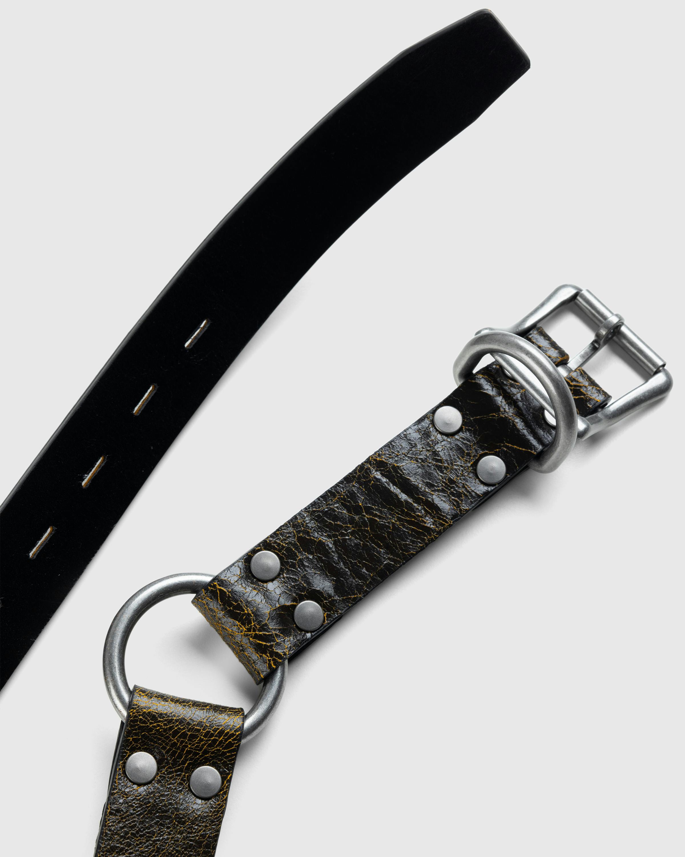 Martine Rose – Bondage Belt Black/Yellow - Belts - Black - Image 5