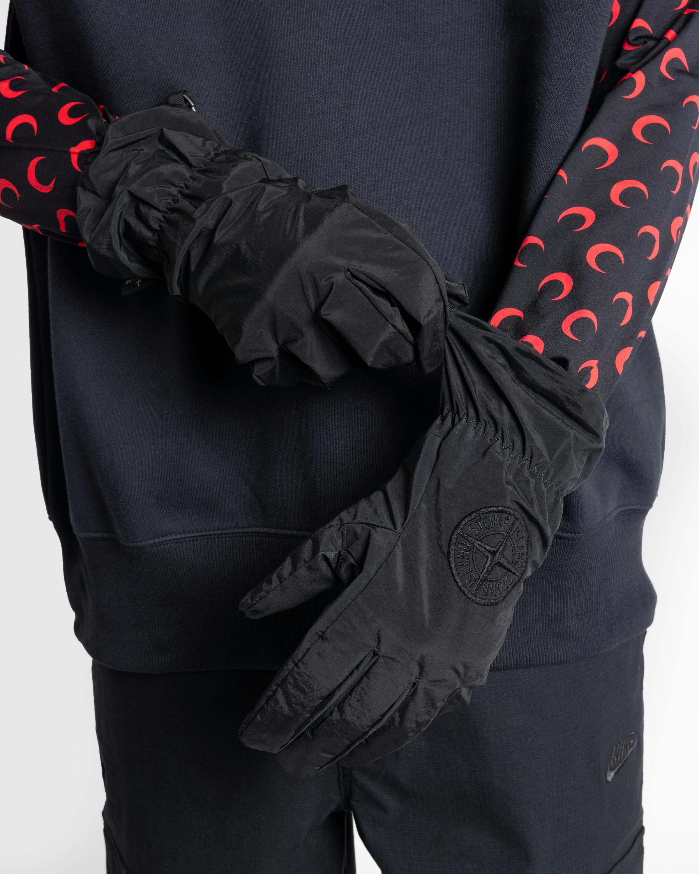 Stone Island – Nylon Metal Gloves Black - 5-Finger - Black - Image 2