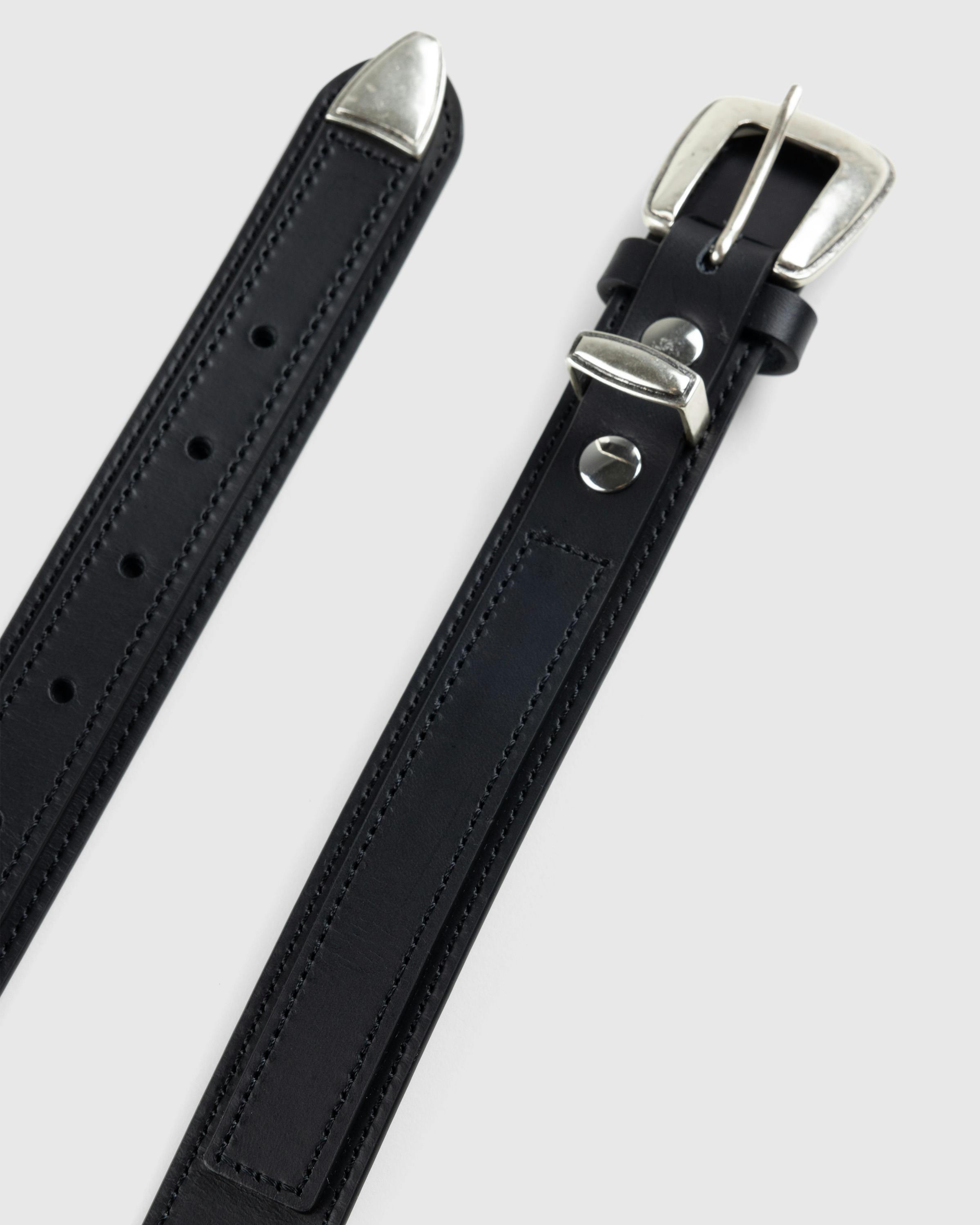 Lemaire – Minimal Western Belt Black - Belts - Black - Image 4