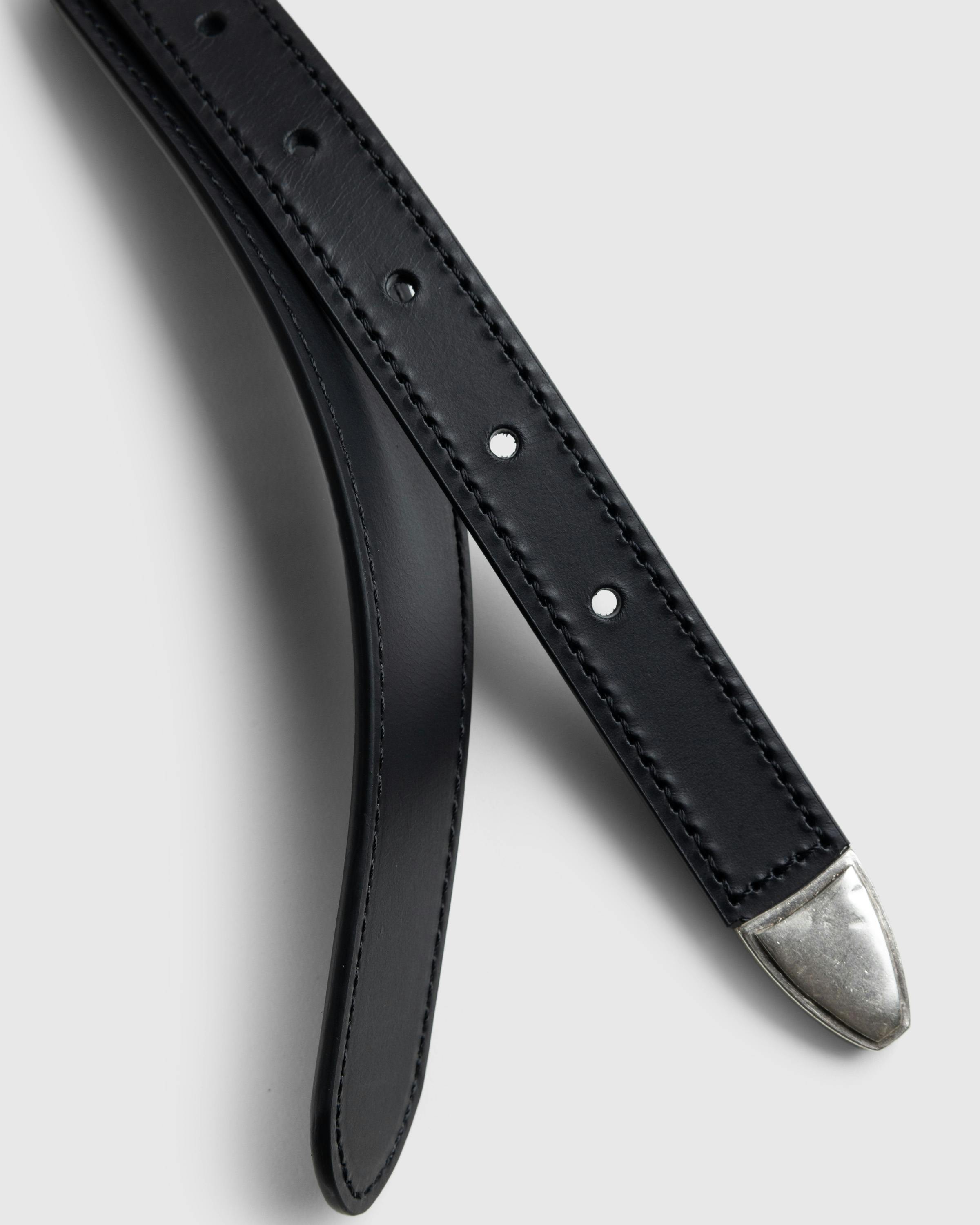 Lemaire – Minimal Western Belt Black - Belts - Black - Image 3