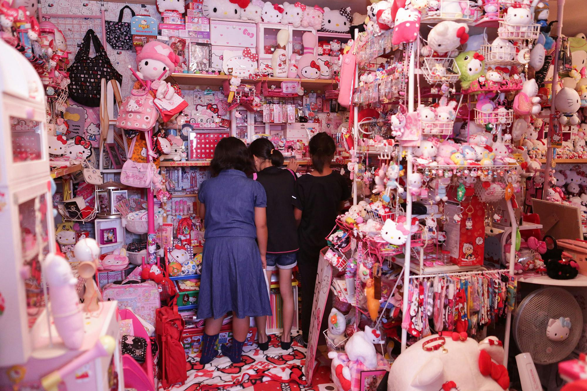 The house of Masao Gunki, retired police officer and Guinness World Record holder for largest Hello Kitty collection.