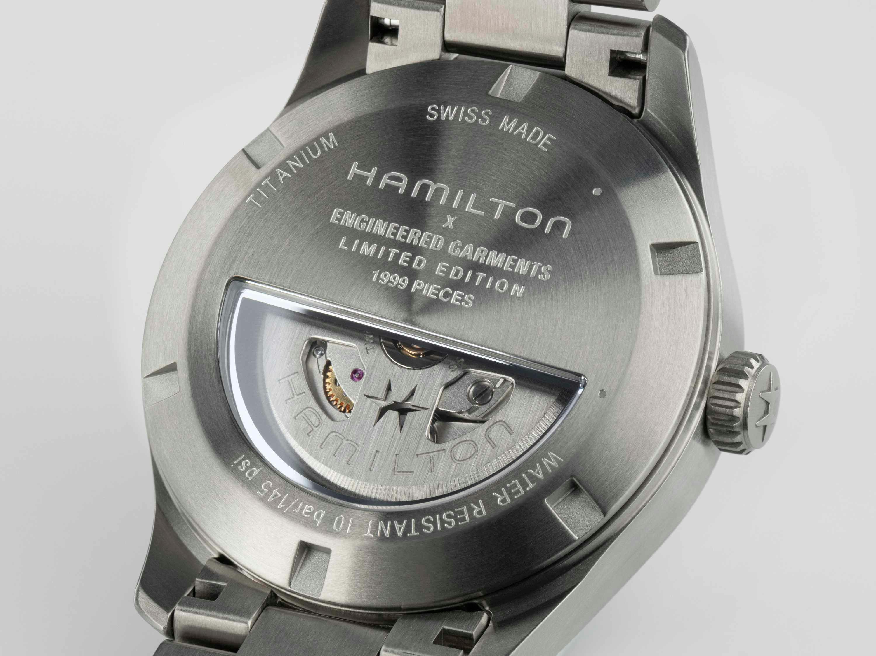 engineered garments hamilton watch collab