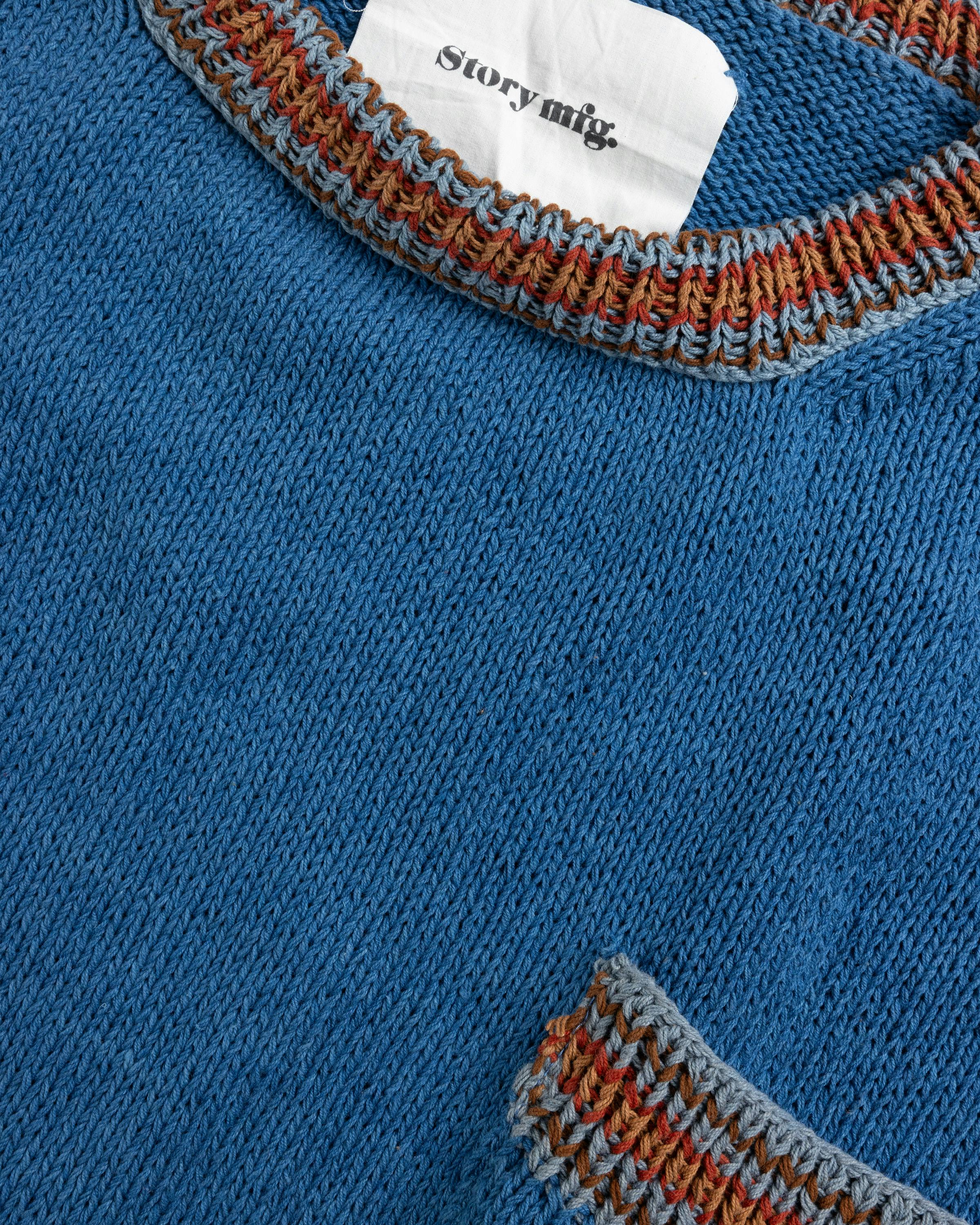 Story mfg. – Bulb Jumper Indigo - Crewnecks - Blue - Image 5