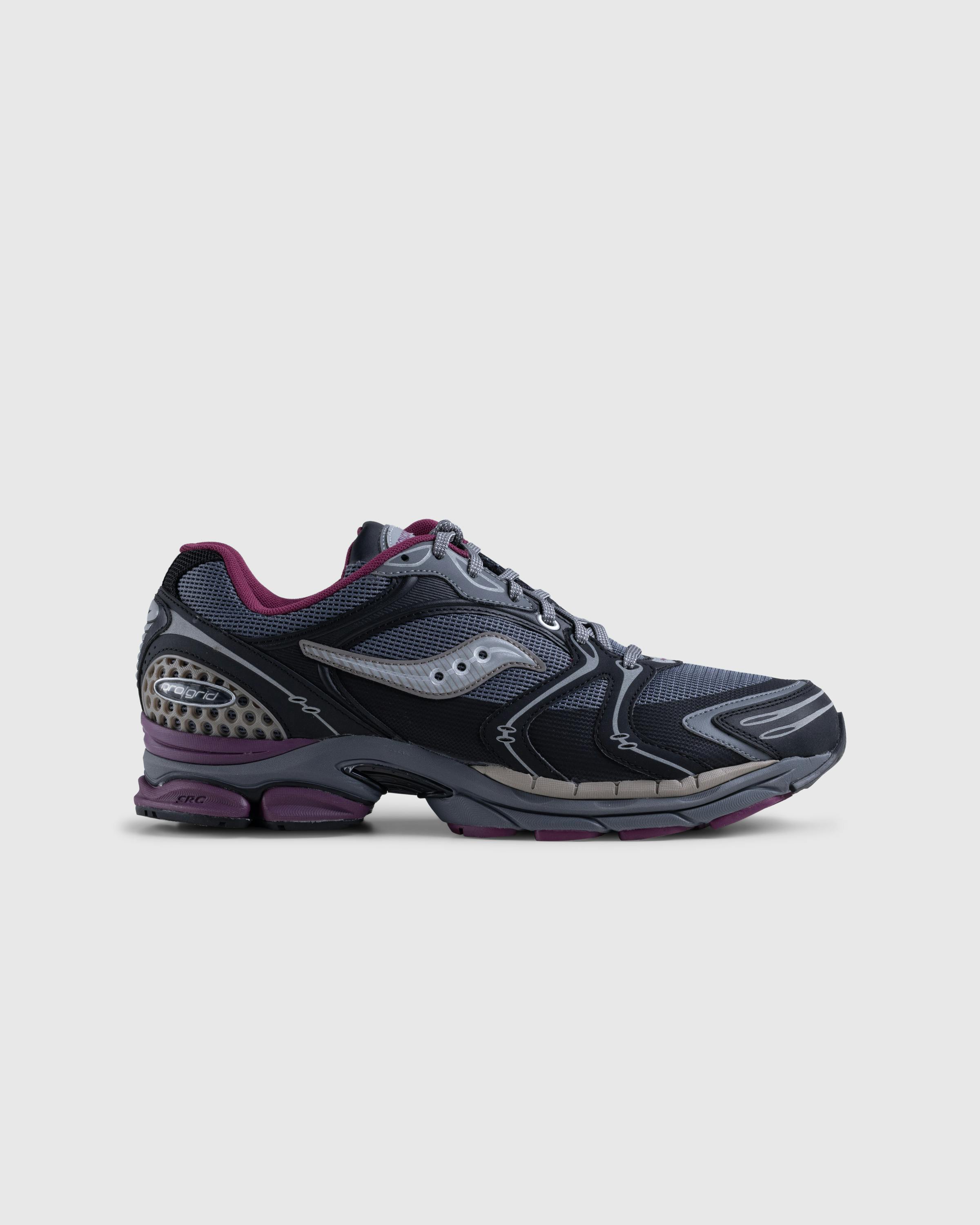 Saucony – ProGrid Triumph 4 Dark Grey/Plum - Low Top Sneakers - Grey - Image 1