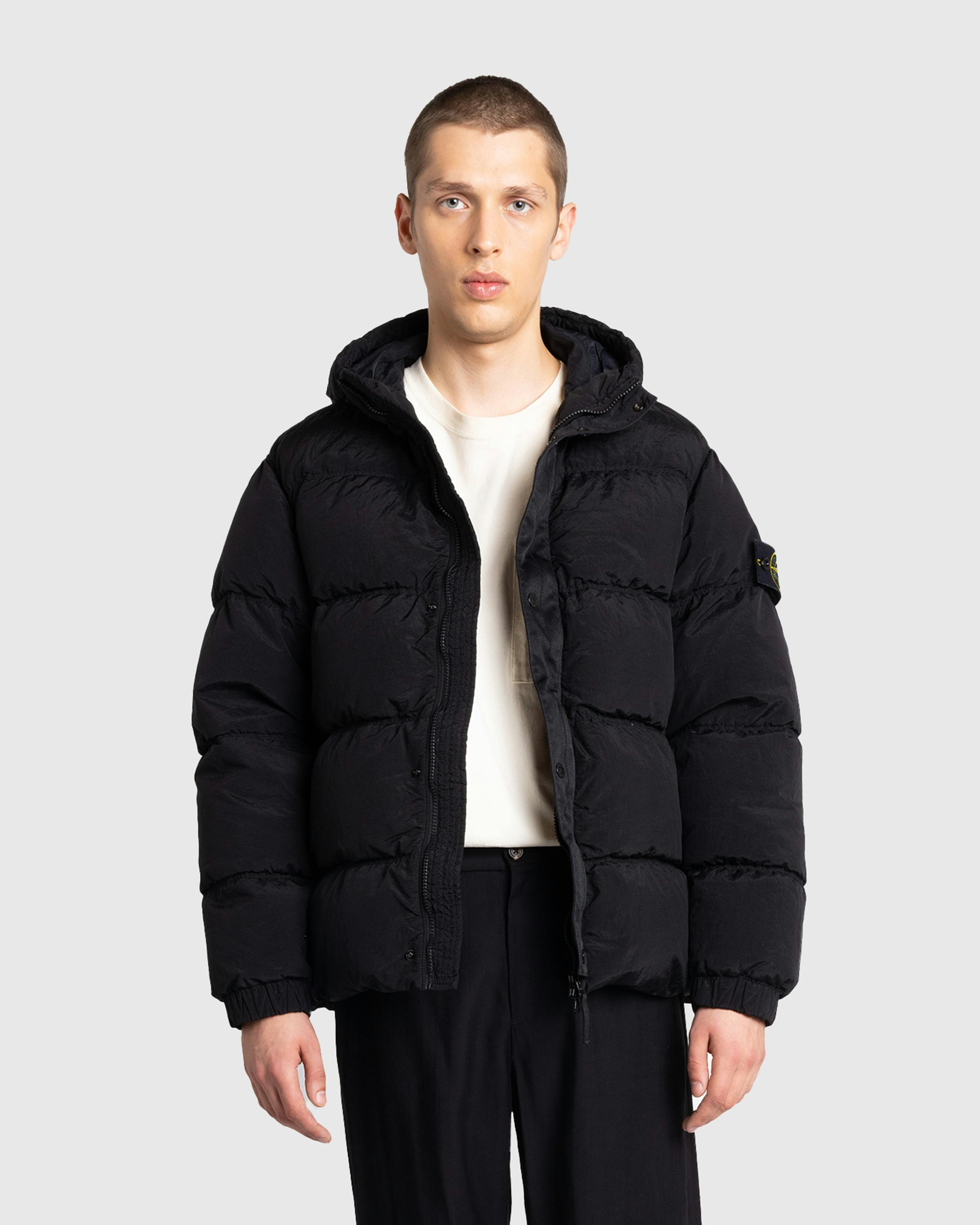 Stone Island – Real Down Jacket Black - Down Jackets - Black - Image 2