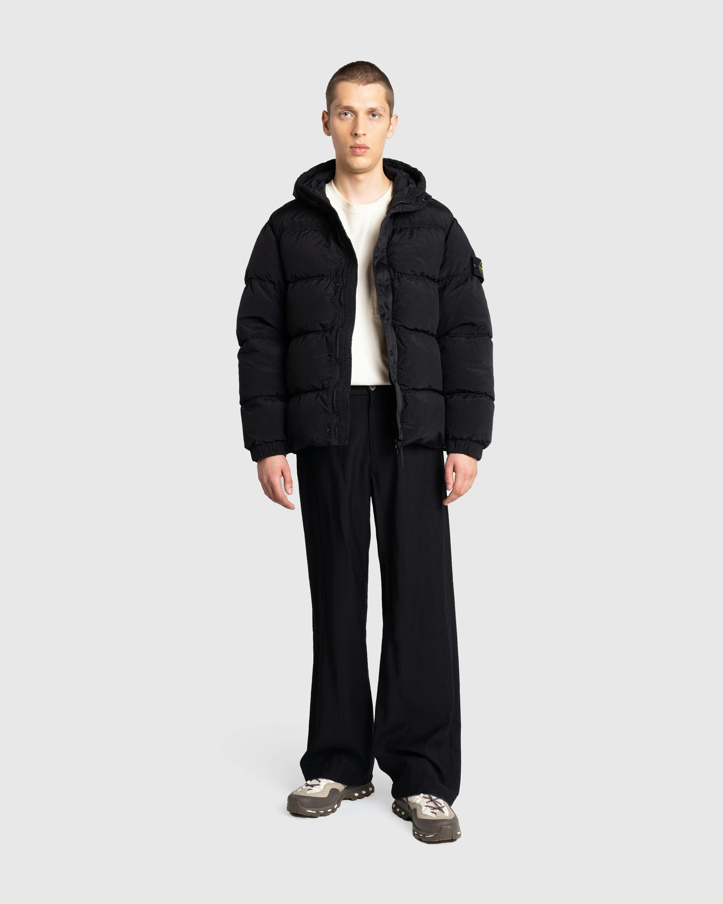 Stone Island – Real Down Jacket Black - Down Jackets - Black - Image 6