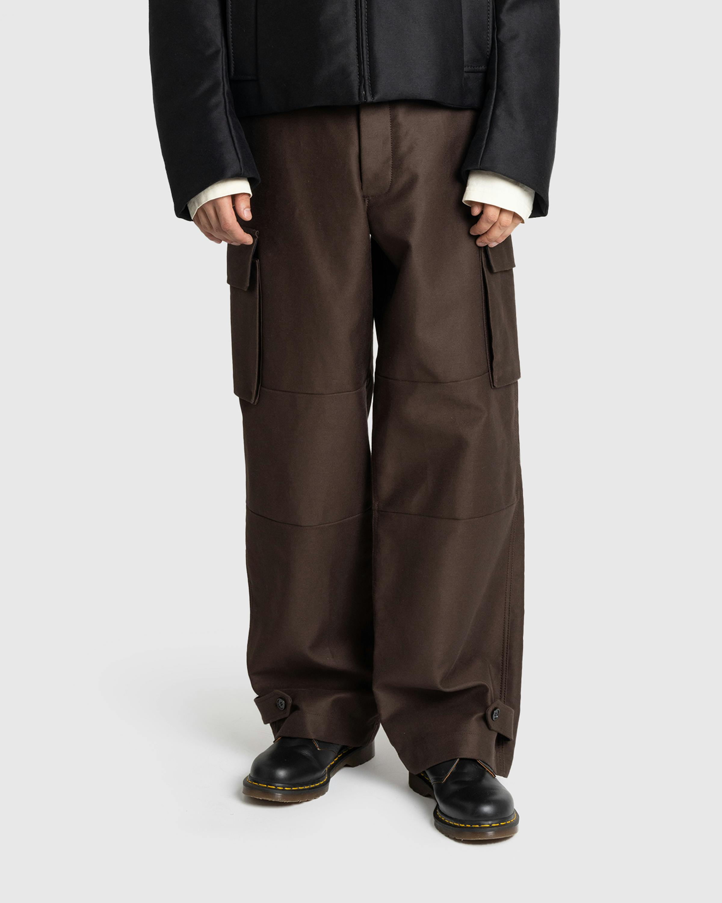 Marni – Cotton Cargo Trousers Moca - Cargo Pants - Brown - Image 2