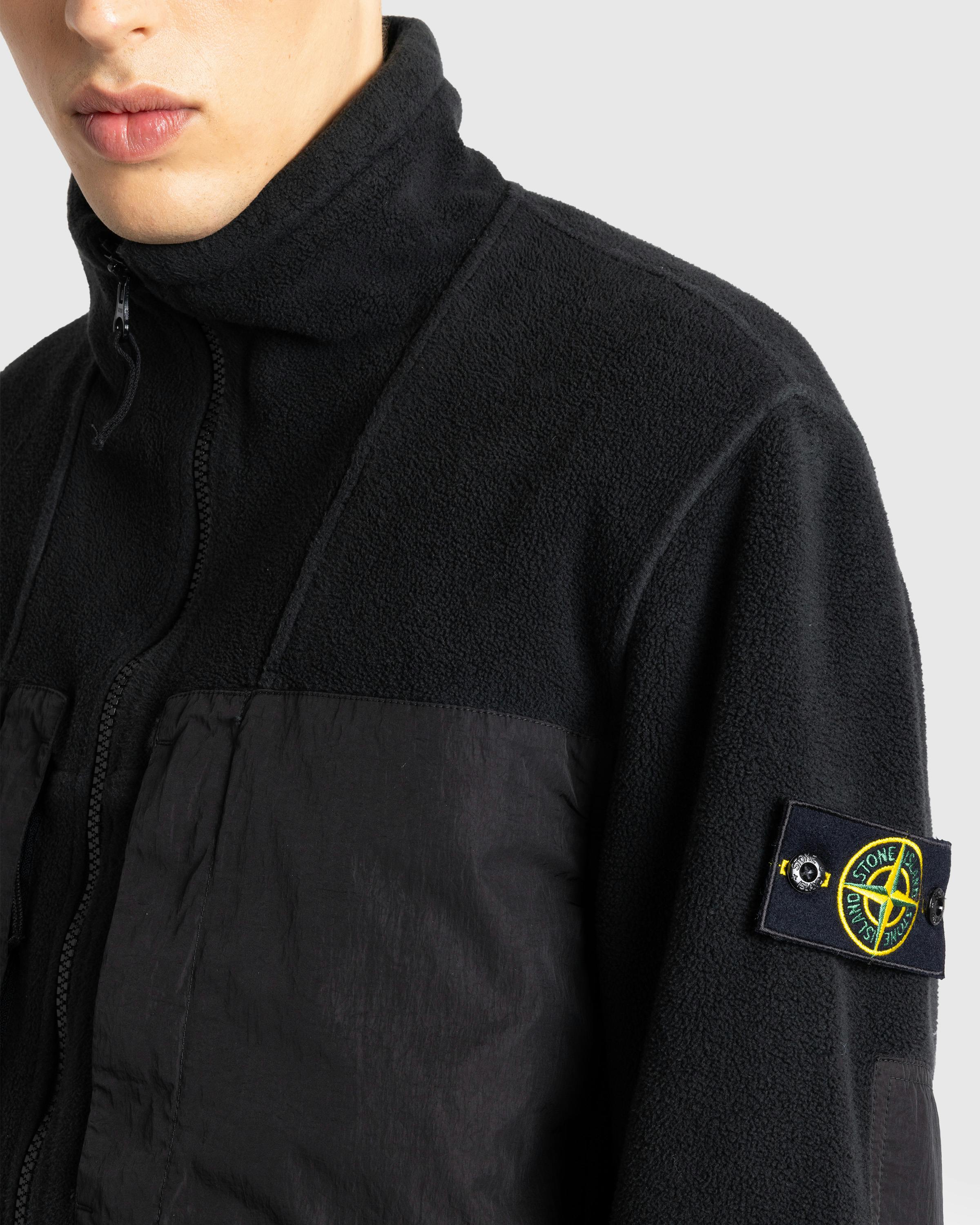 Stone Island – Fleece Jacket Lead Grey - Jackets - Grey - Image 8