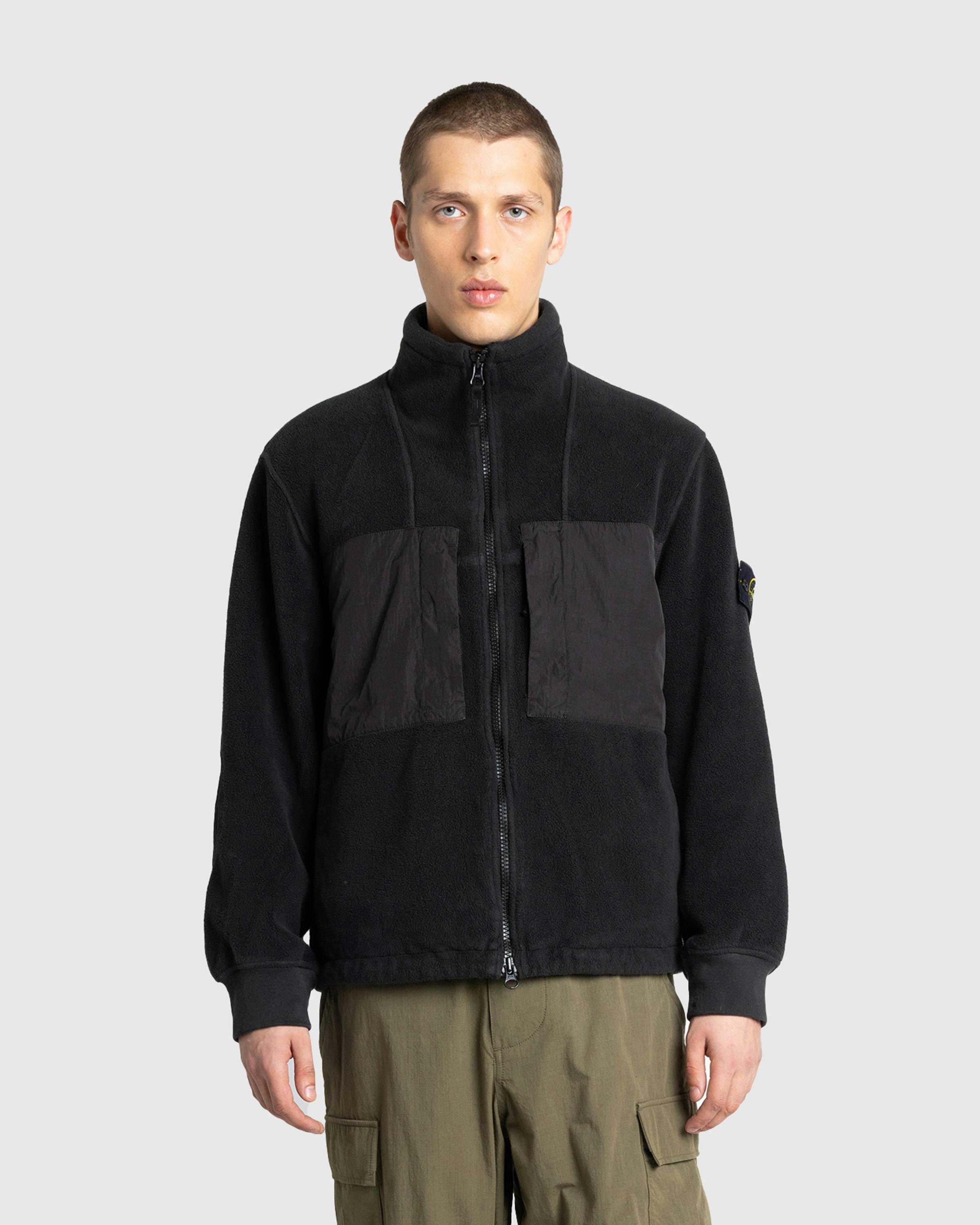 Stone Island – Fleece Jacket Lead Grey - Jackets - Grey - Image 2