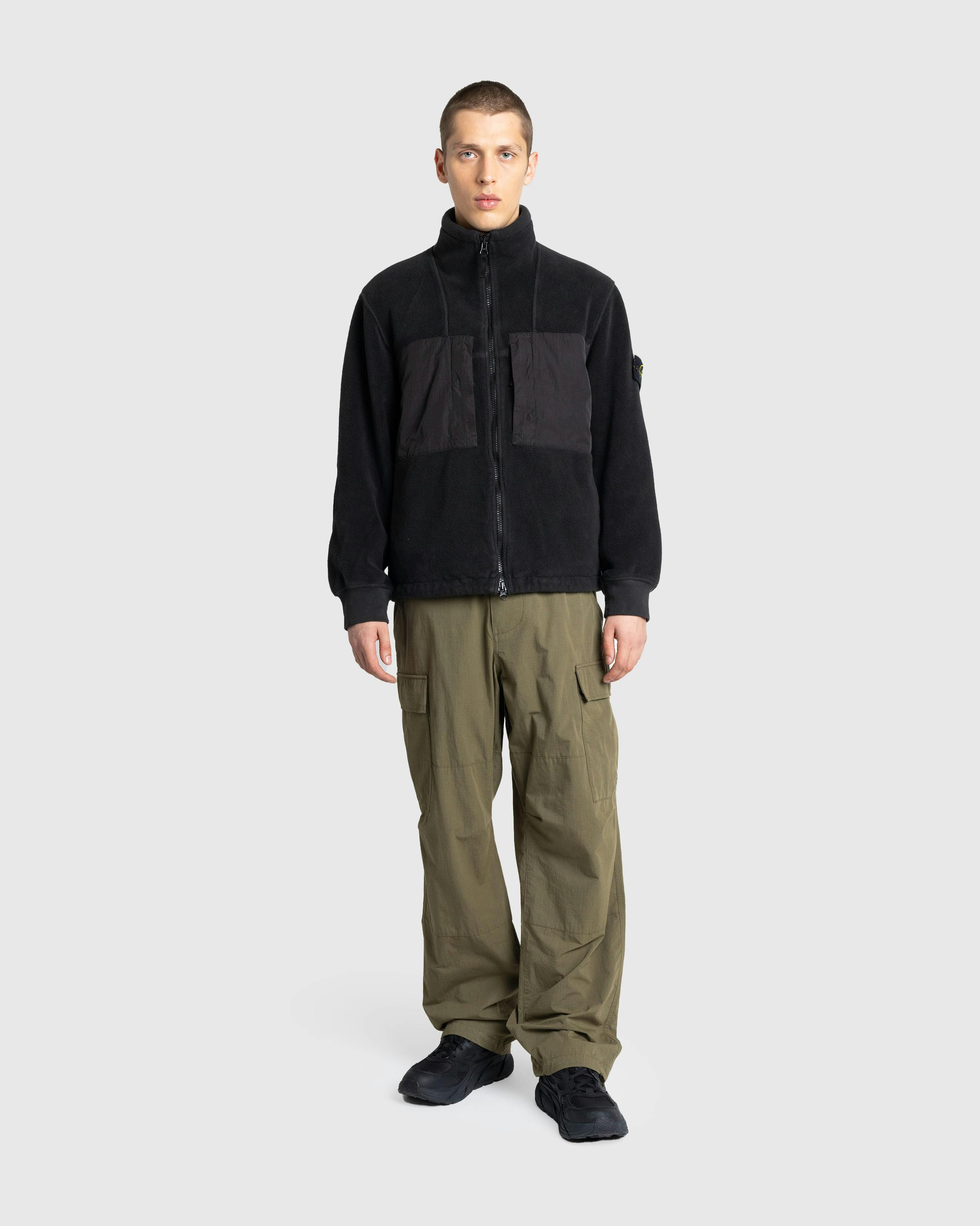 Stone Island – Fleece Jacket Lead Grey - Jackets - Grey - Image 3