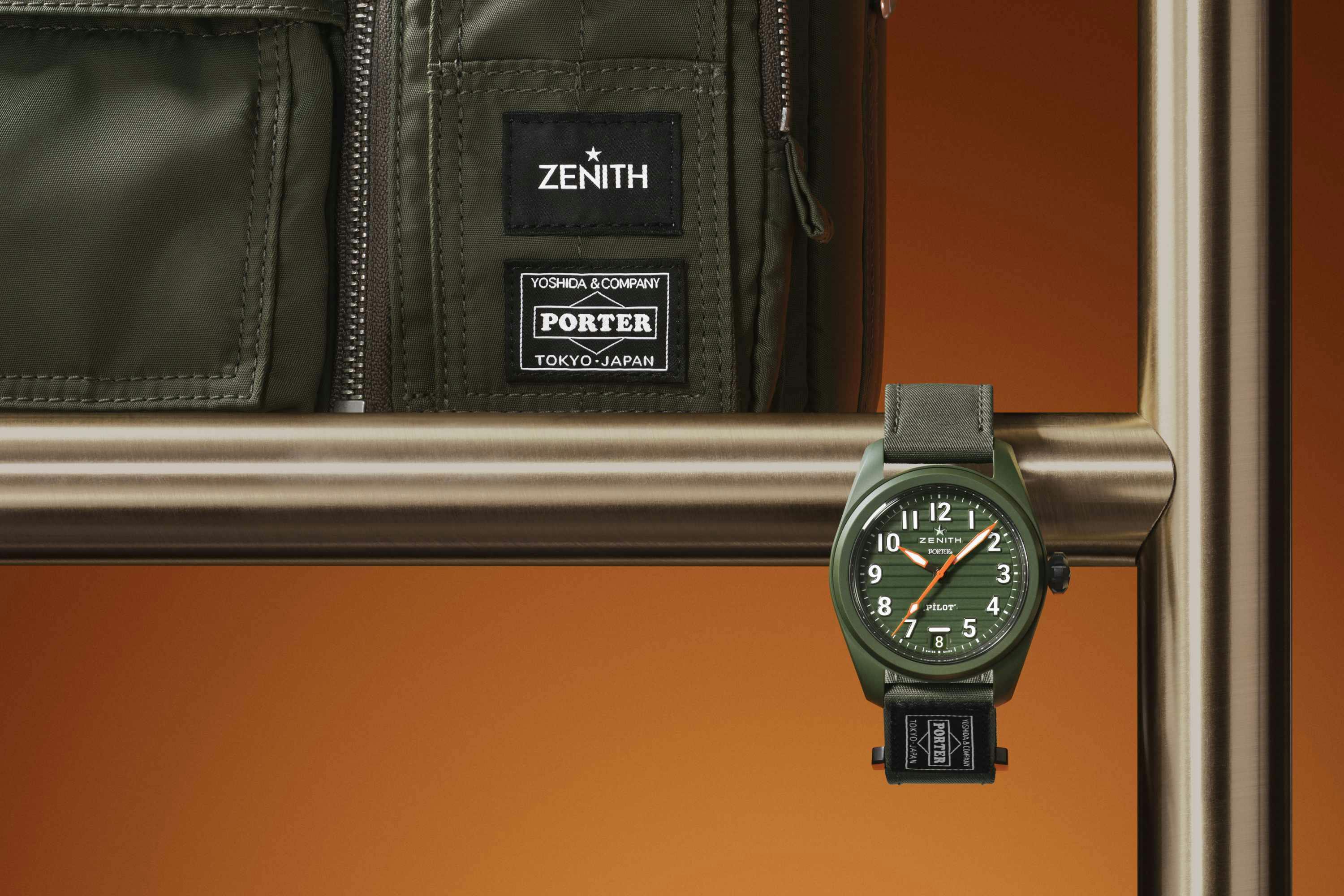 zenith pilot porter watch collab