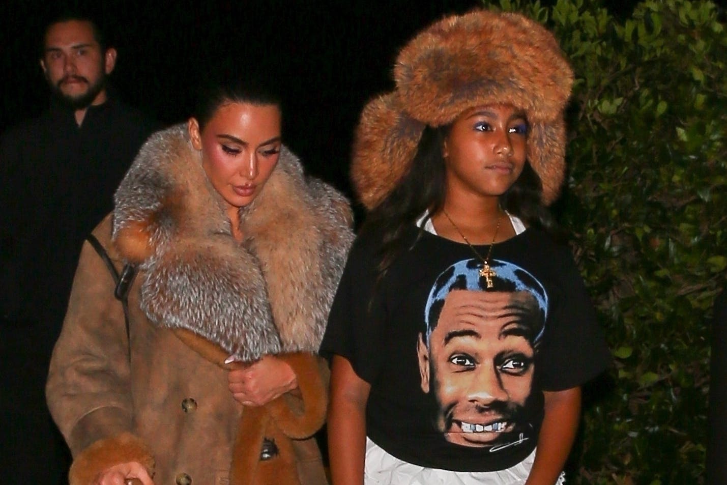 North West wearing a Tyler, the Creator shirt