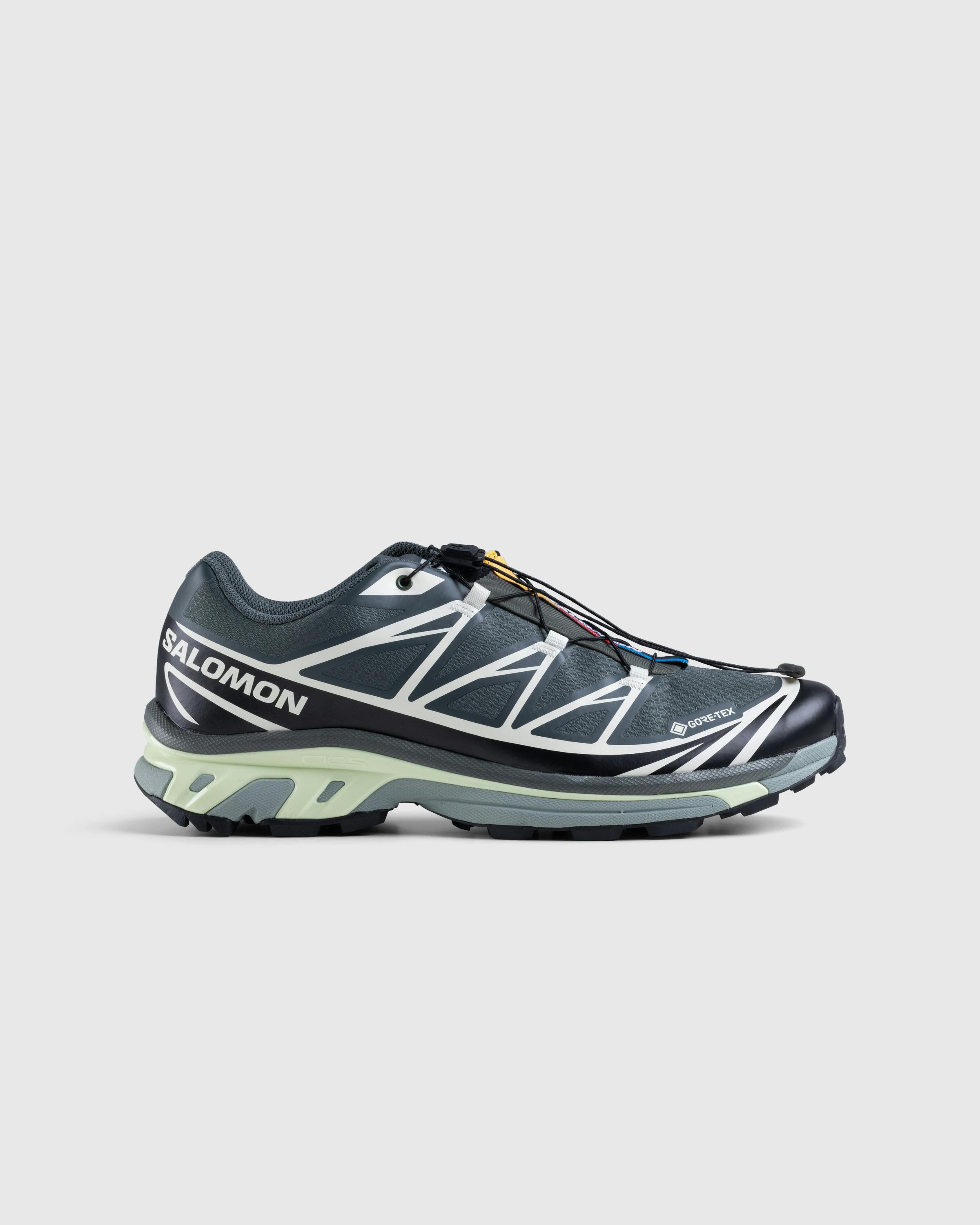 Salomon – XT-6 GTX Urban Chic/Black/Lime - Low Top Sneakers - Grey - Image 1