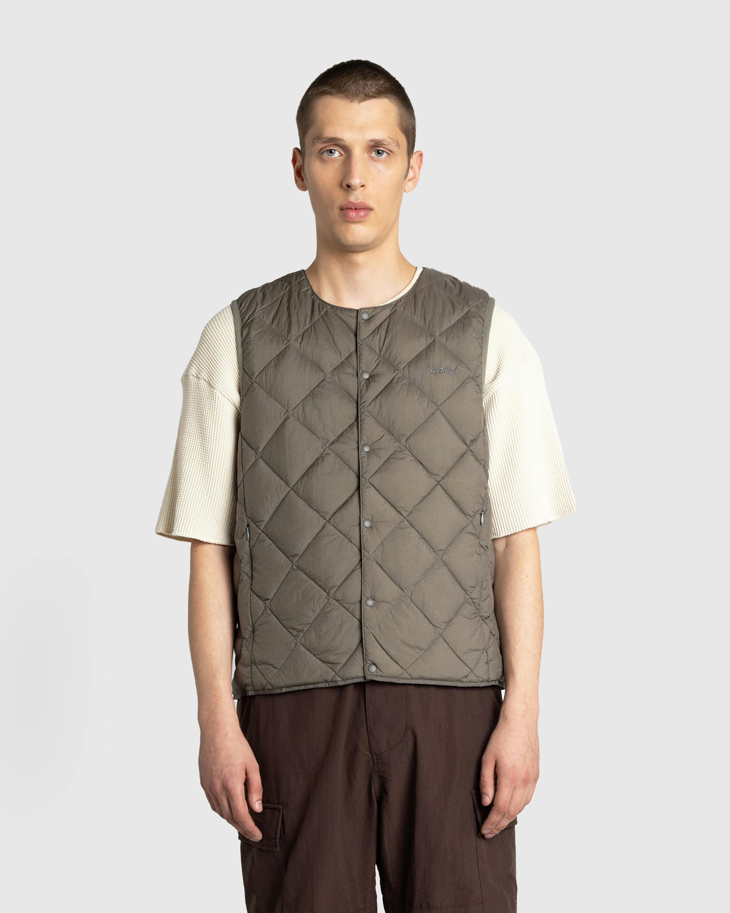 Gramicci – Inner Down Vest Stone Grey - Vests - Grey - Image 2