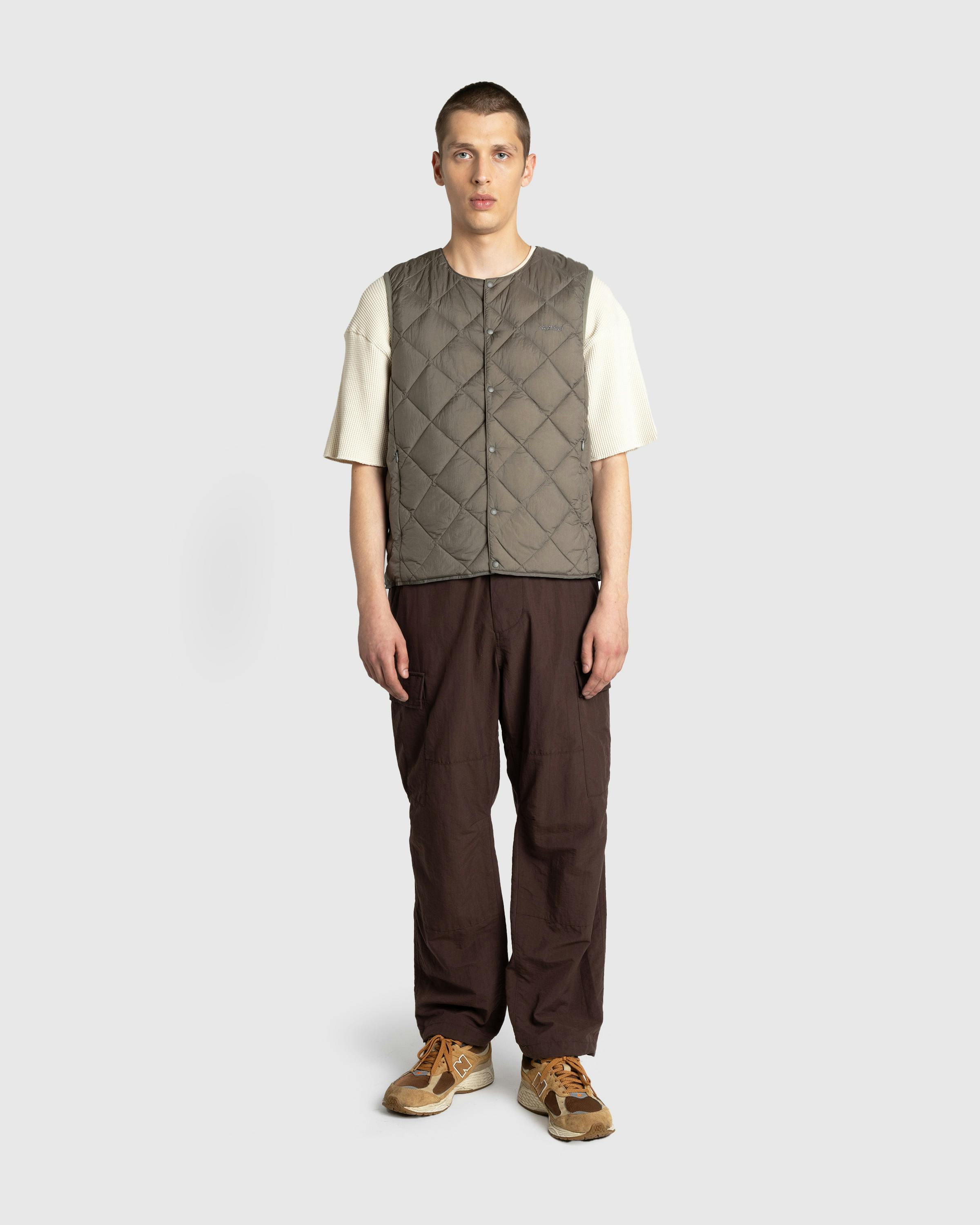 Gramicci – Inner Down Vest Stone Grey - Vests - Grey - Image 3