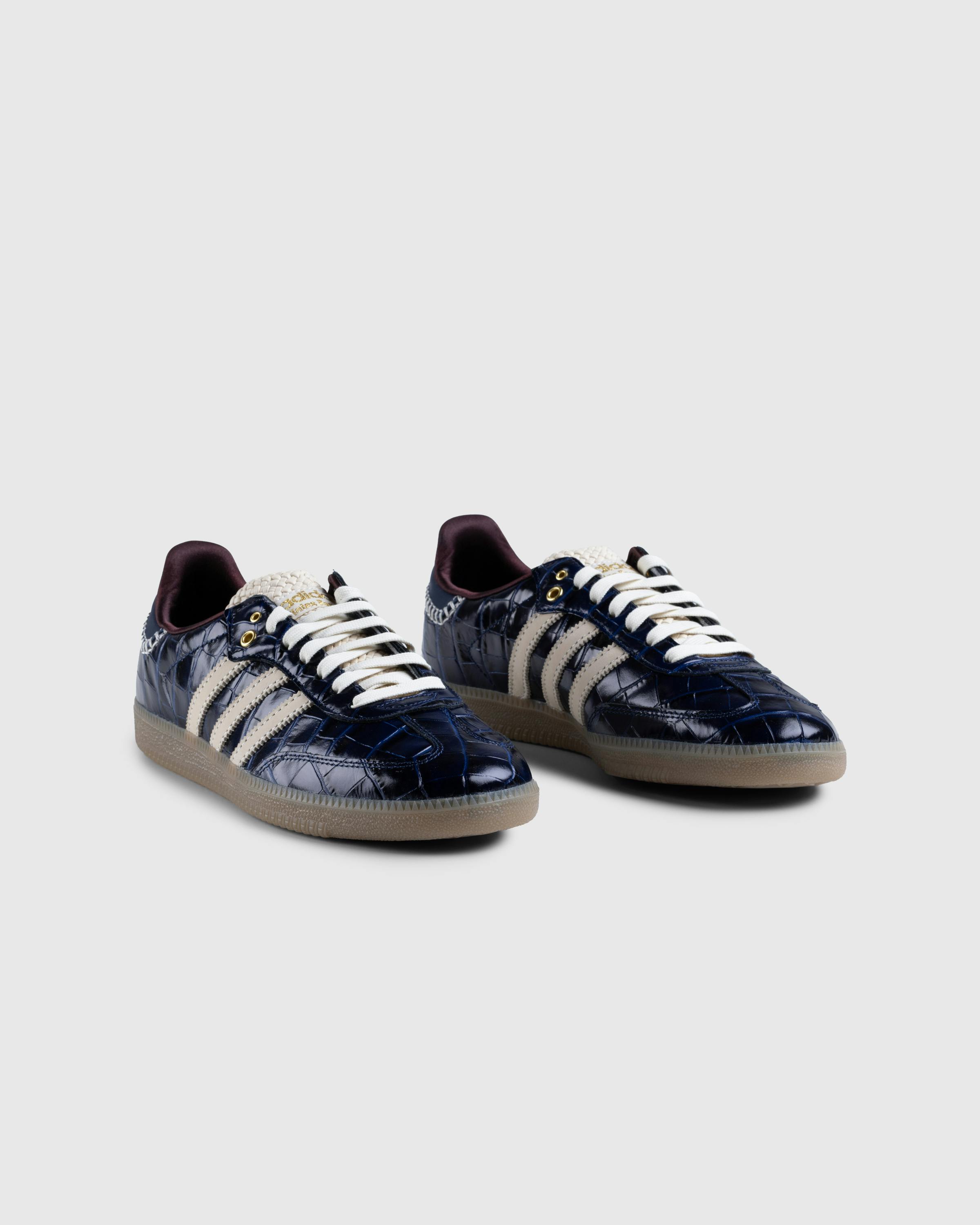 Adidas x Wales Bonner – Samba Navy/White/Gum - Low Top Sneakers - Blue - Image 3