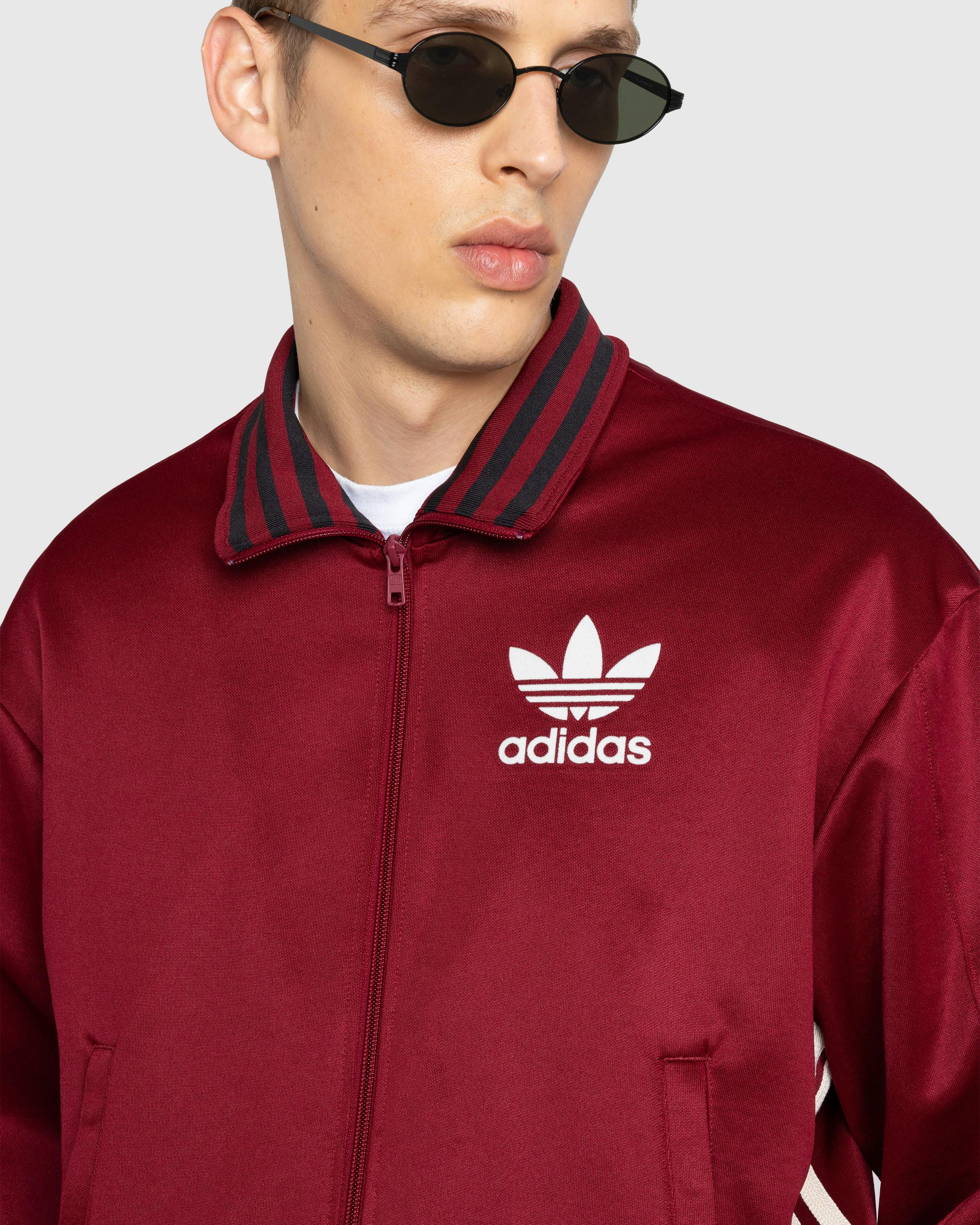 Adidas x Wales Bonner – W Track Top Burgundy - Shortsleeve Shirts - Red - Image 7