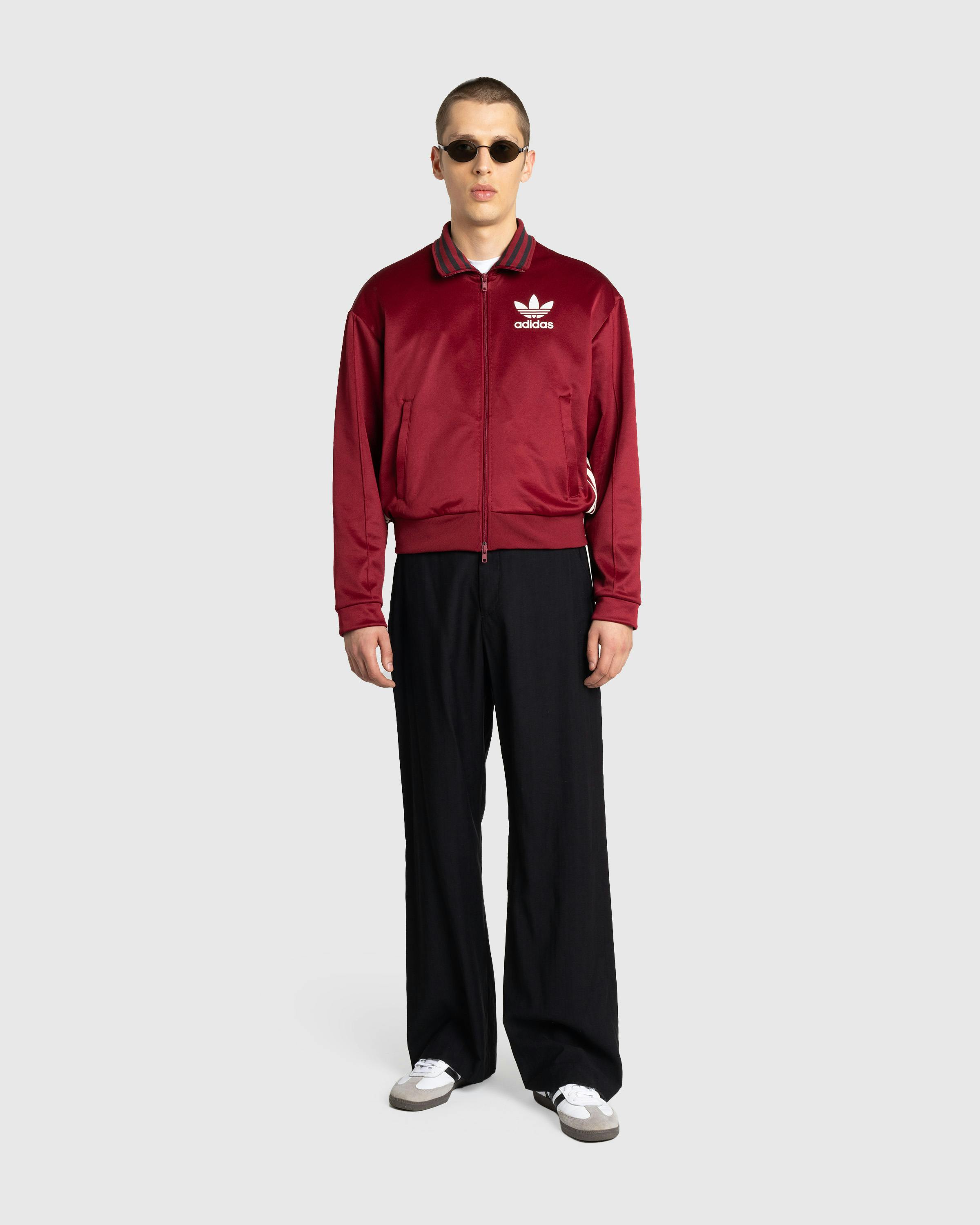 Adidas x Wales Bonner – W Track Top Burgundy - Shortsleeve Shirts - Red - Image 5