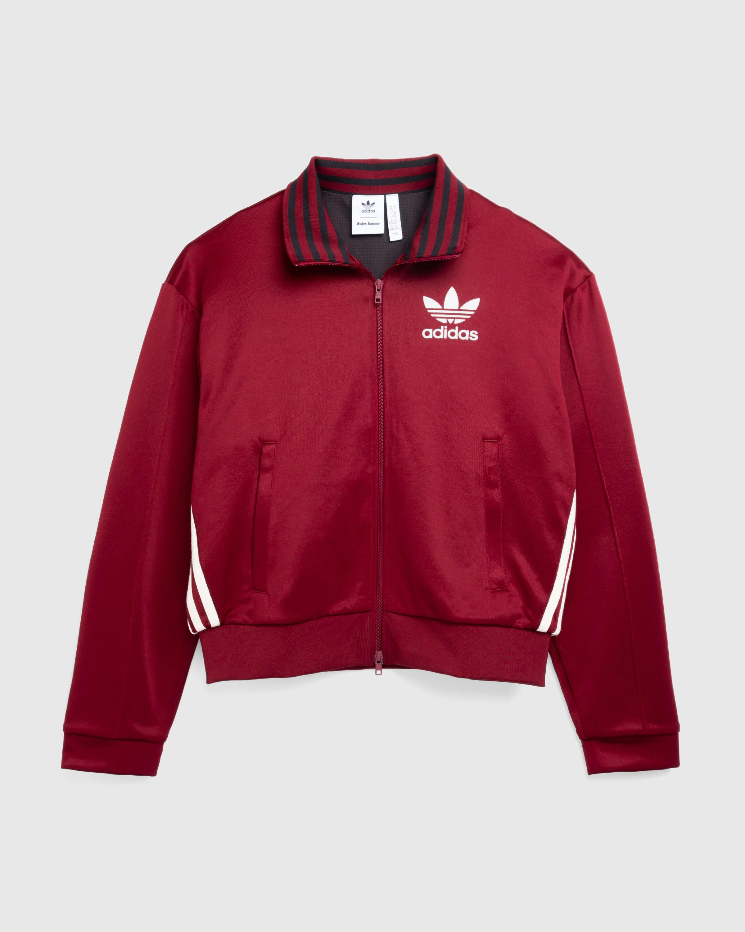 Adidas x Wales Bonner – W Track Top Burgundy - Shortsleeve Shirts - Red - Image 1