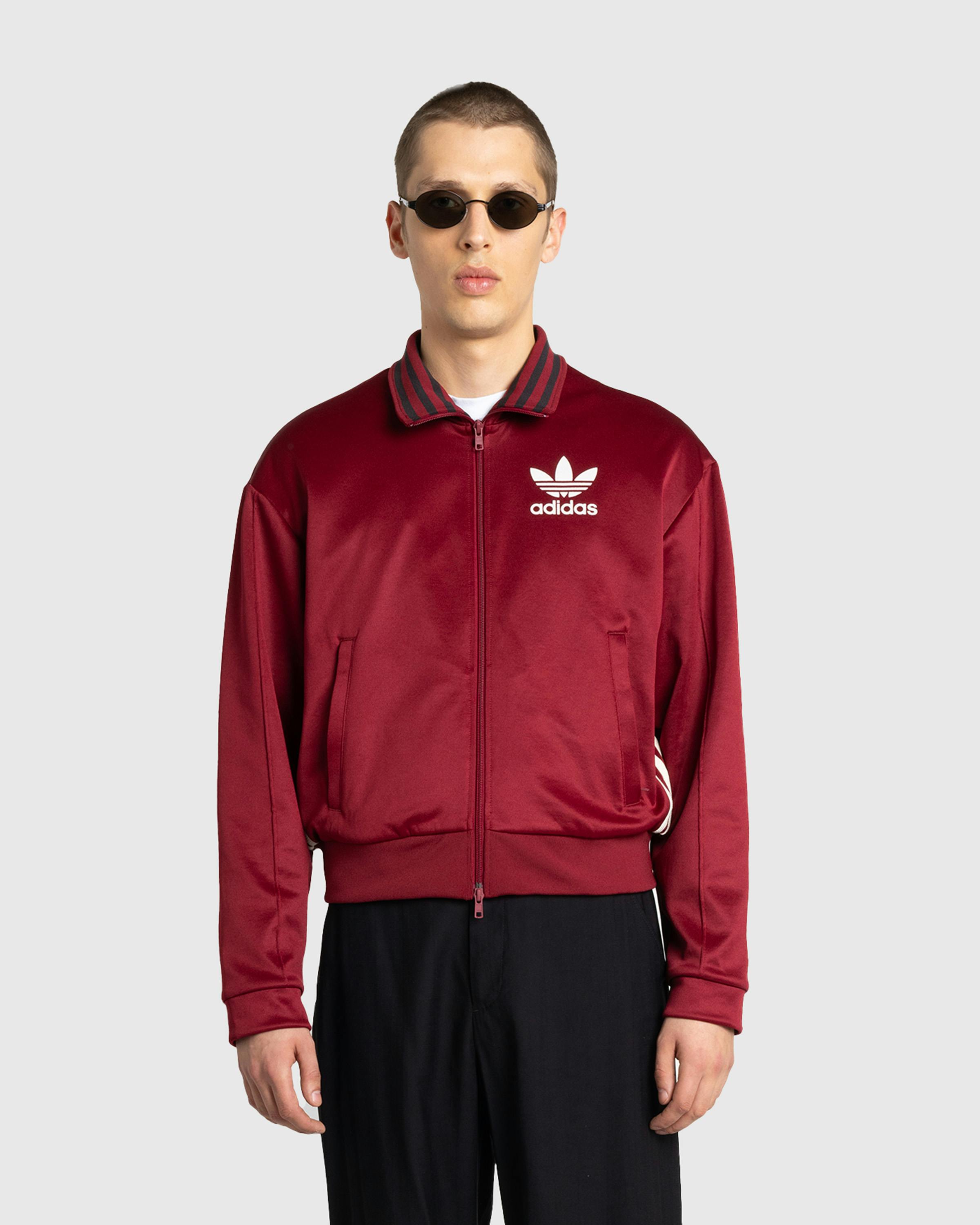 Adidas x Wales Bonner – W Track Top Burgundy - Shortsleeve Shirts - Red - Image 2