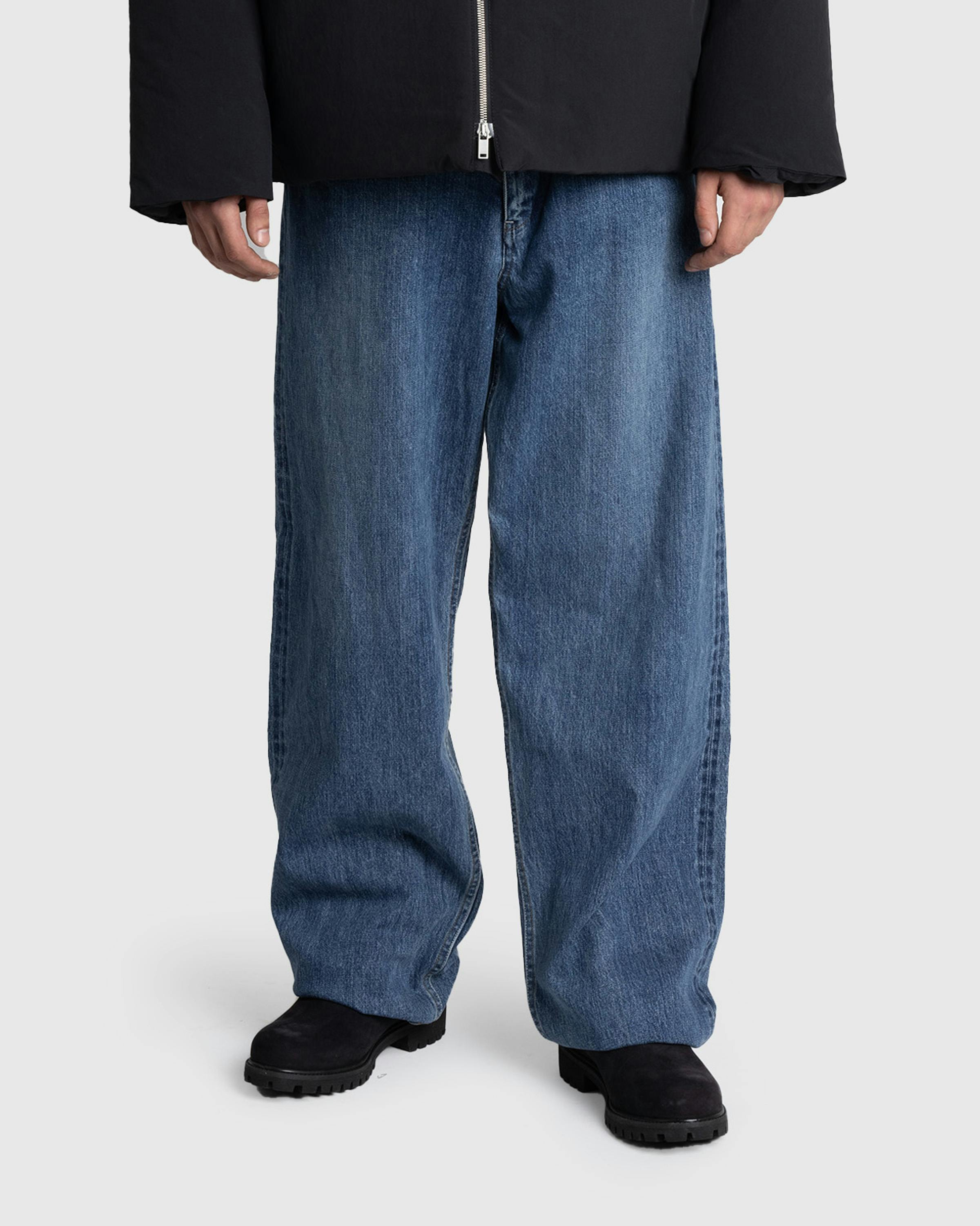 Jil Sander – Belted Denim Trouser Canard - Denim - Blue - Image 2