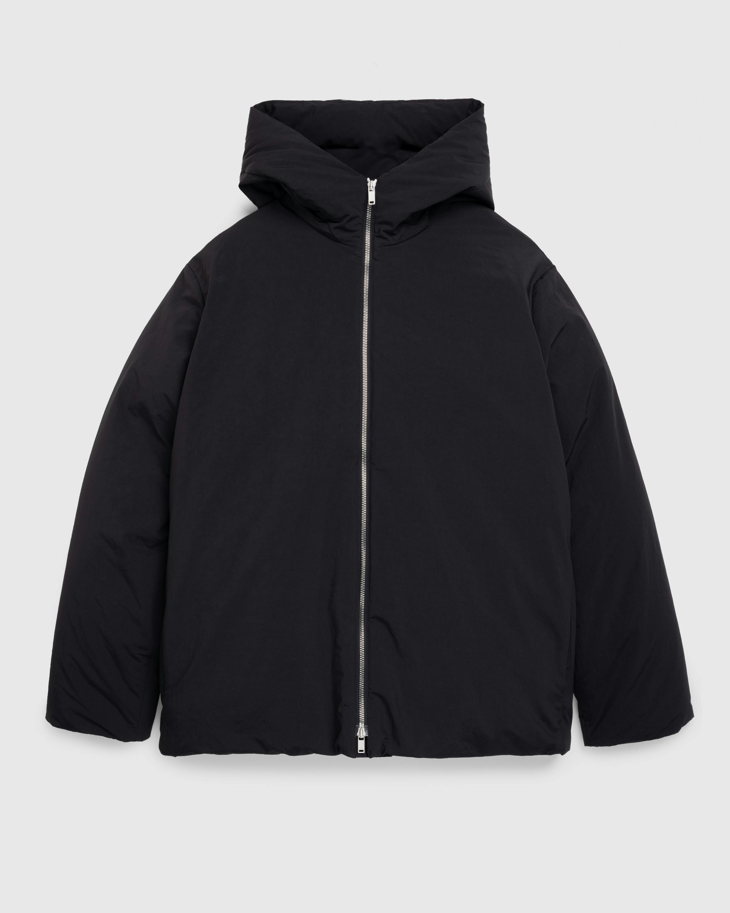 Jil Sander – Hooded Down Jacket - Down Jackets - Black - Image 1