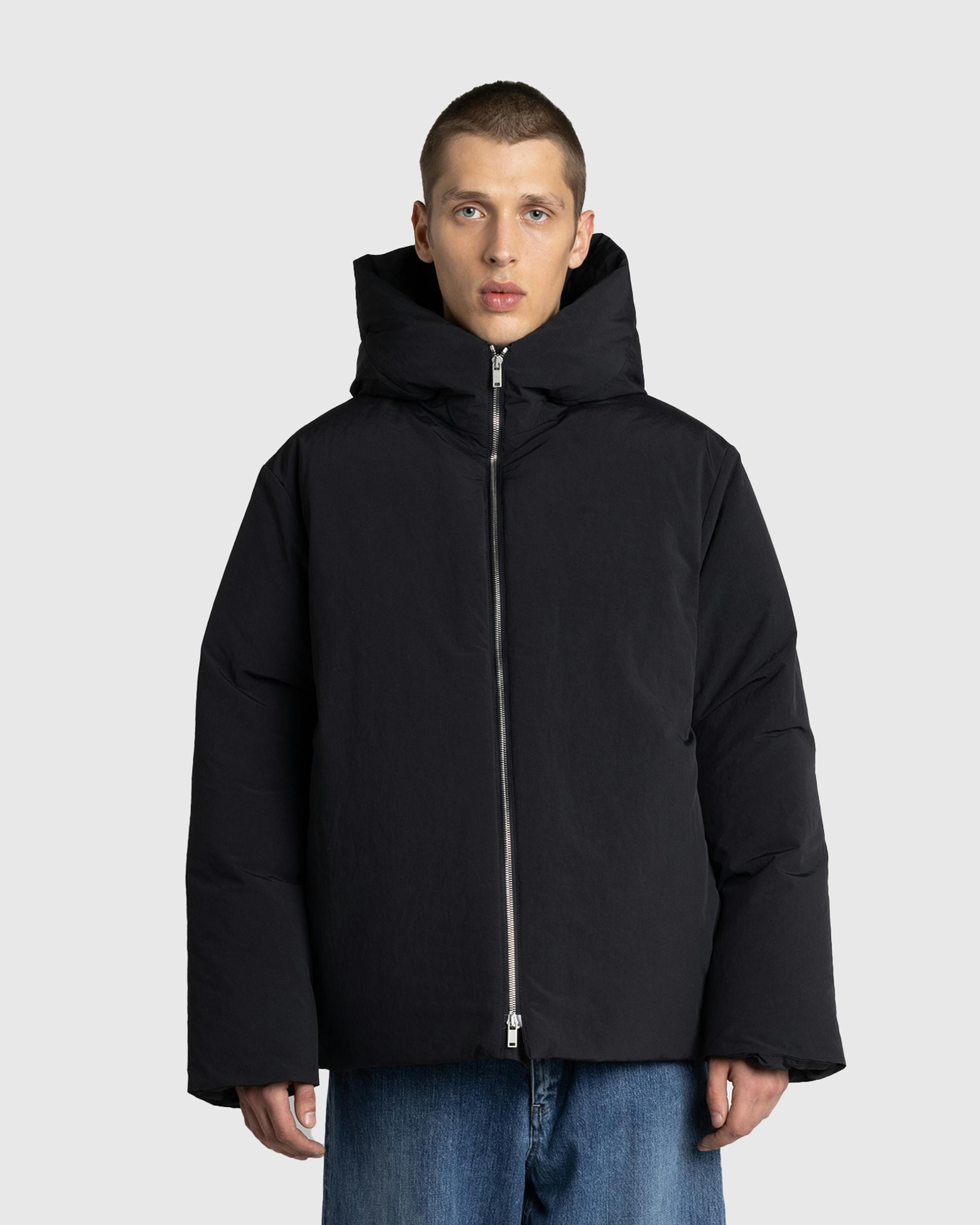 Jil Sander – Hooded Down Jacket - Down Jackets - Black - Image 2