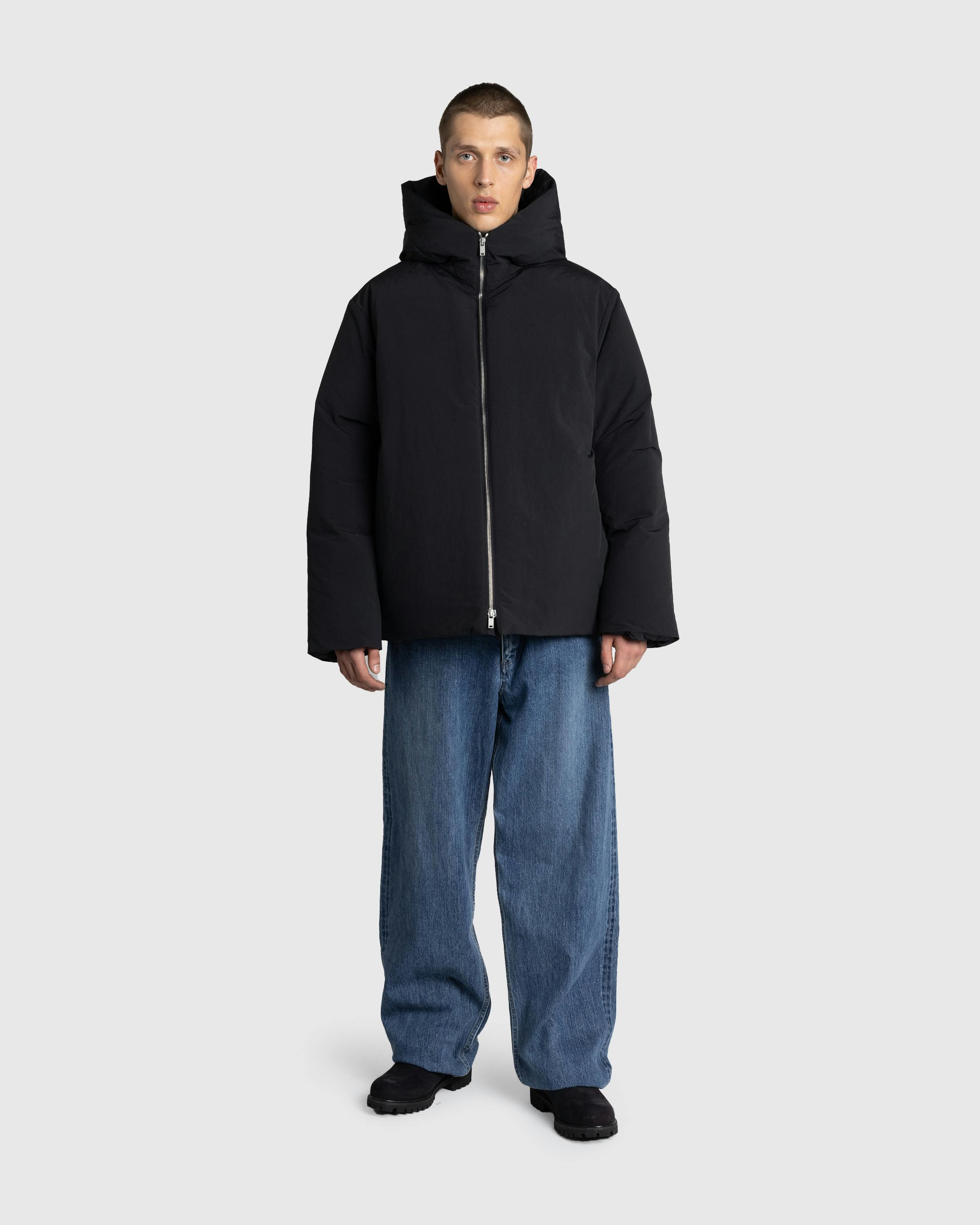 Jil Sander – Hooded Down Jacket - Down Jackets - Black - Image 3