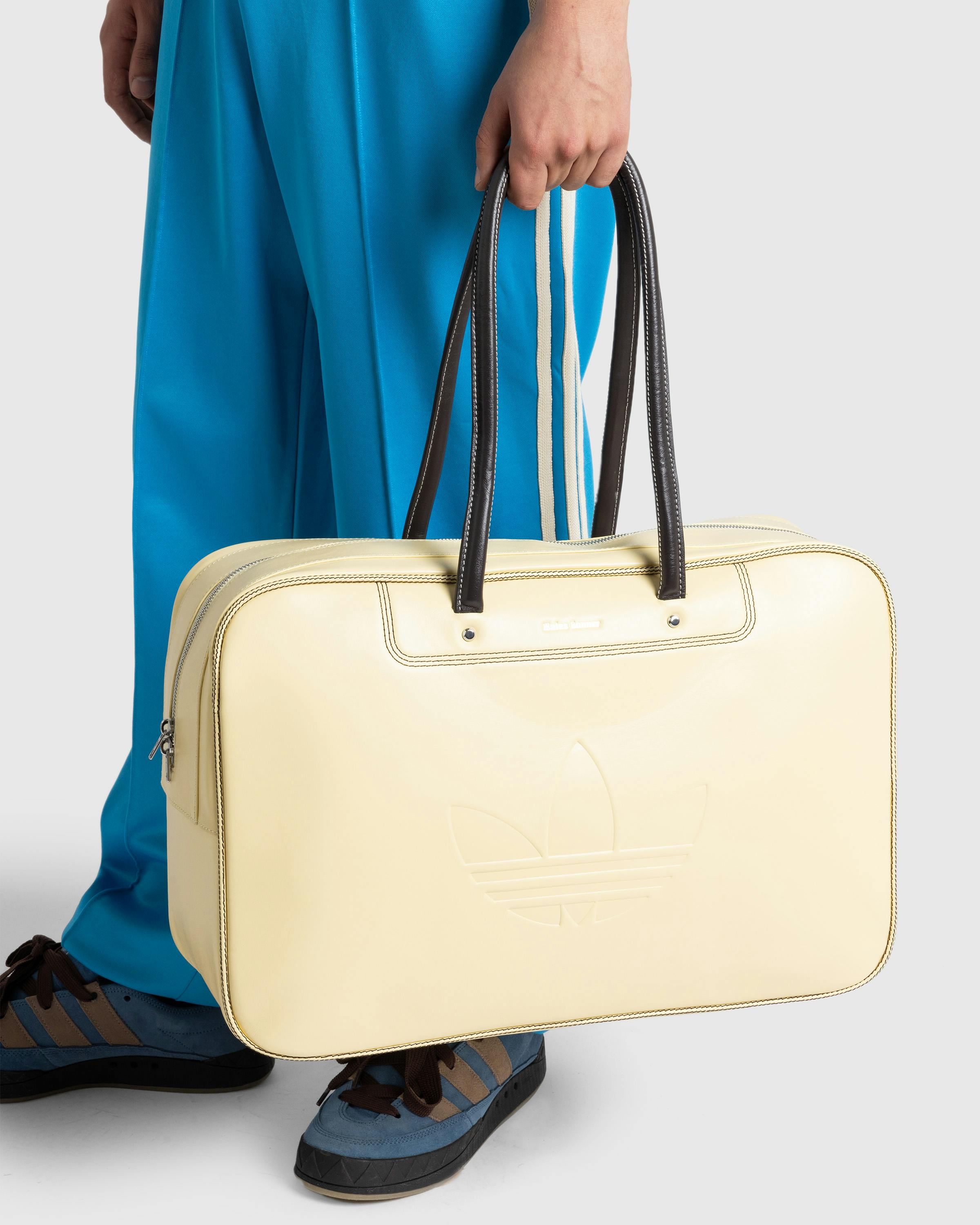 Adidas x Wales Bonner – Large Bag Yellow - Duffle & Top Handle Bags - Beige - Image 2