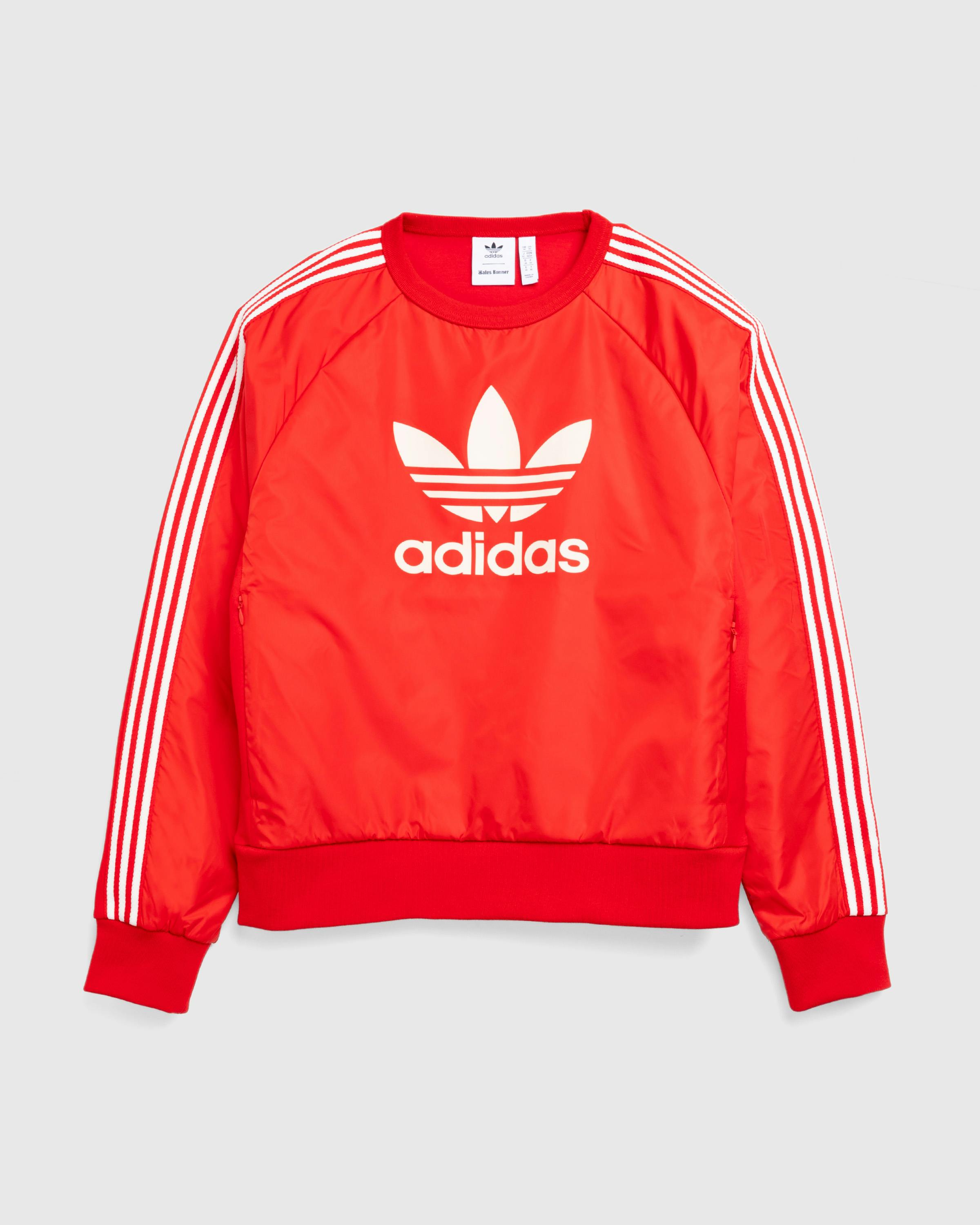 Adidas x Wales Bonner – Nylon Crew Red - Sweatshirts - Red - Image 1