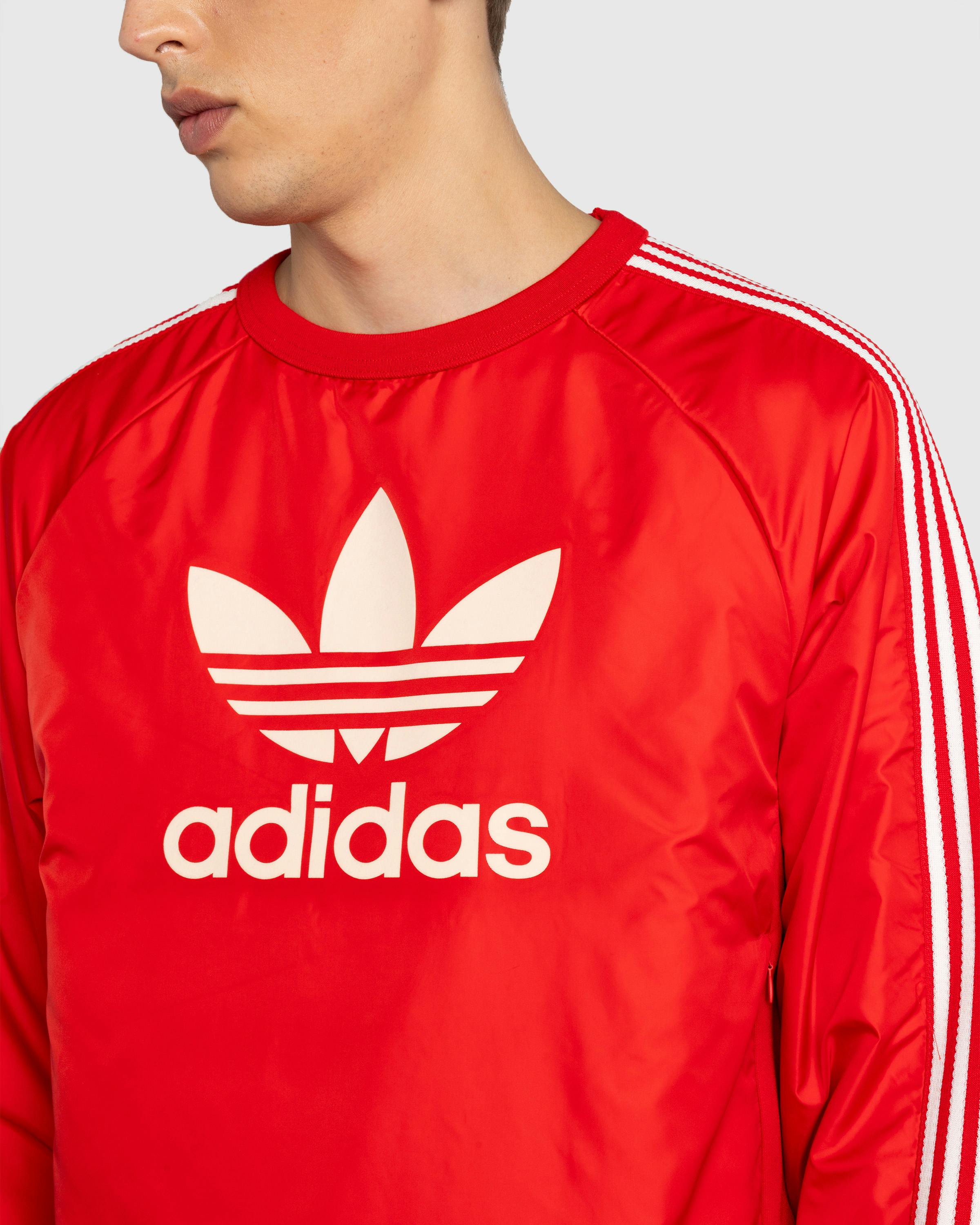 Adidas x Wales Bonner – Nylon Crew Red - Sweatshirts - Red - Image 8