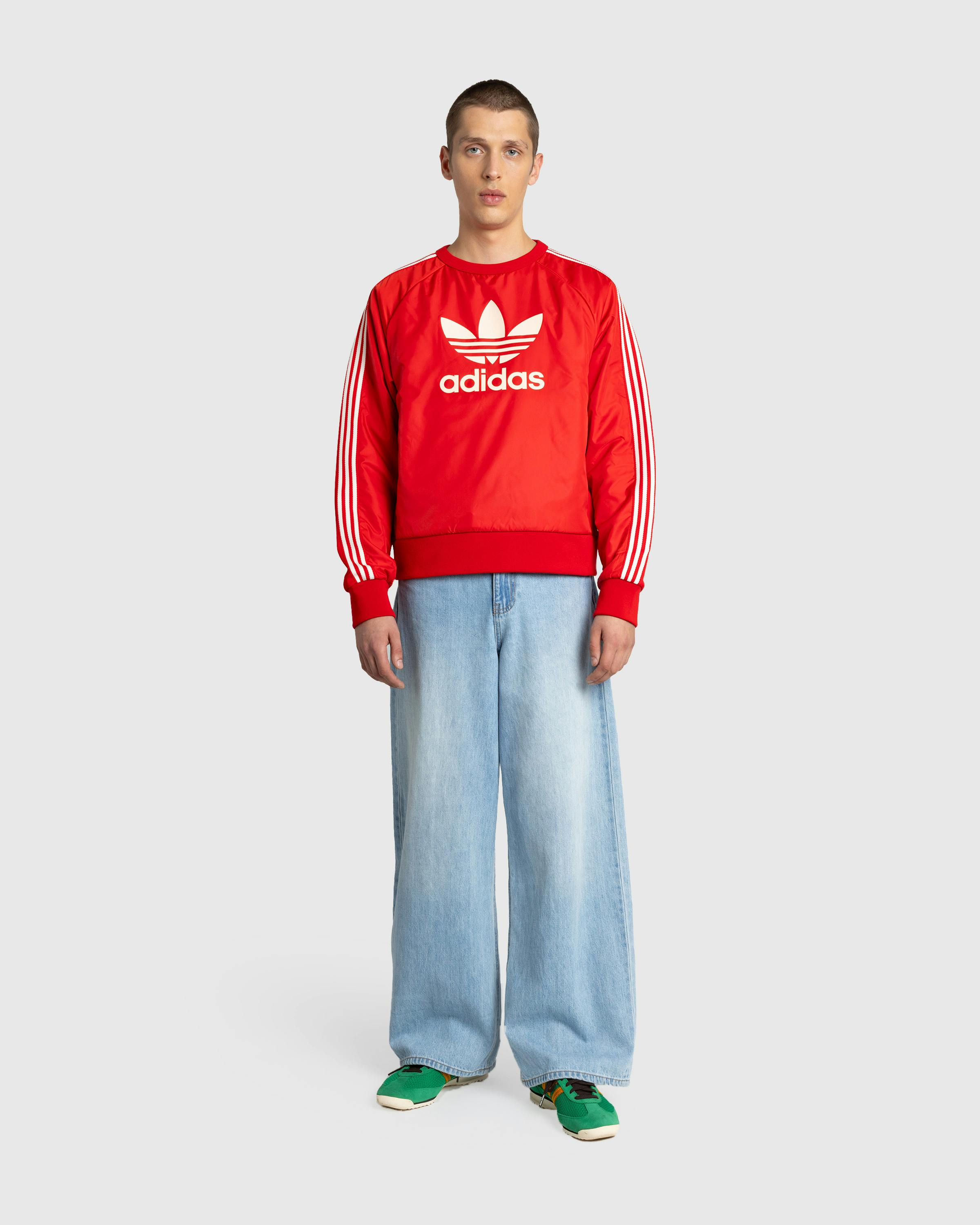 Adidas x Wales Bonner – Nylon Crew Red - Sweatshirts - Red - Image 5