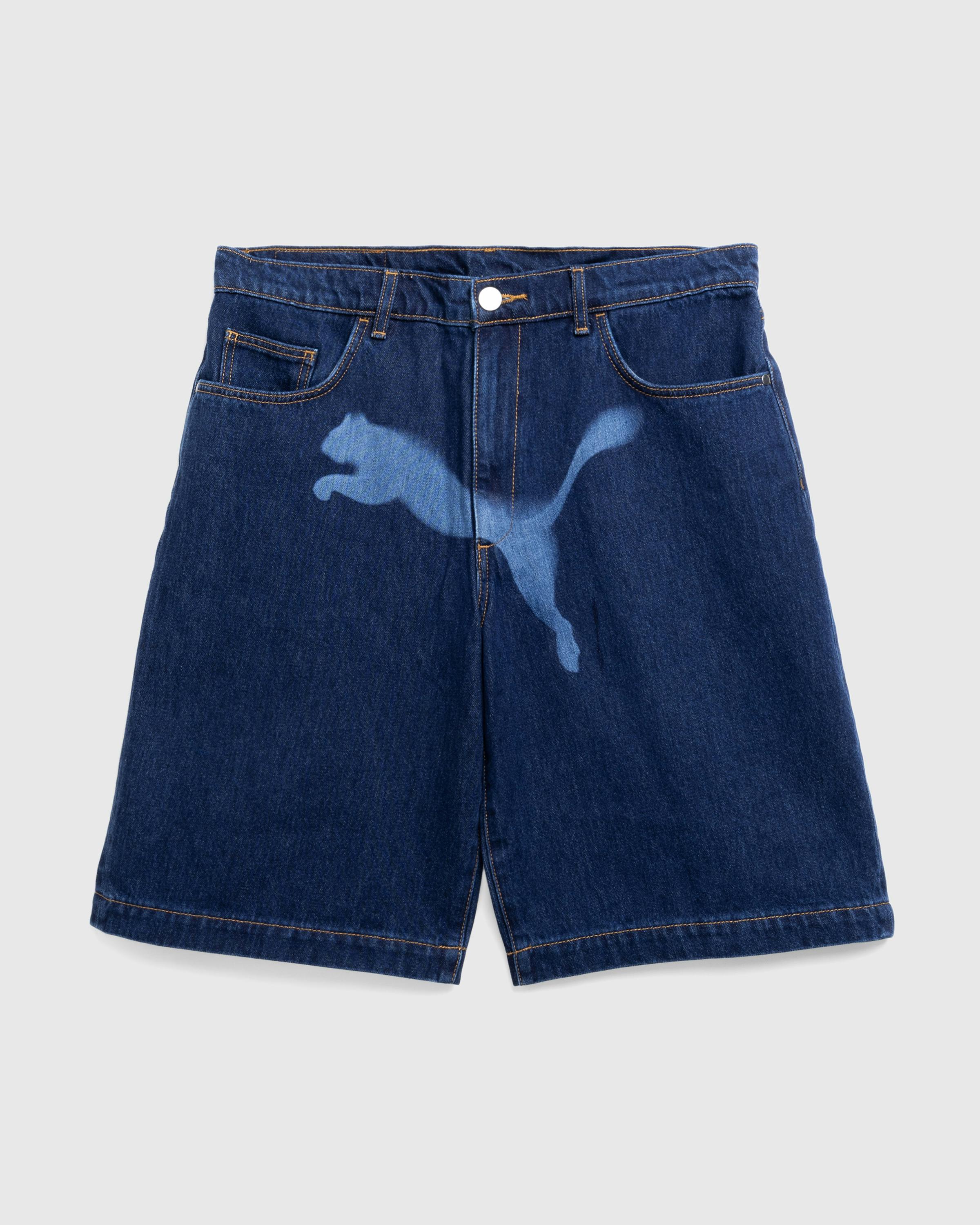 Puma x A$AP Rocky – Denim Short Dark Denim - Cargo Shorts - Blue - Image 1