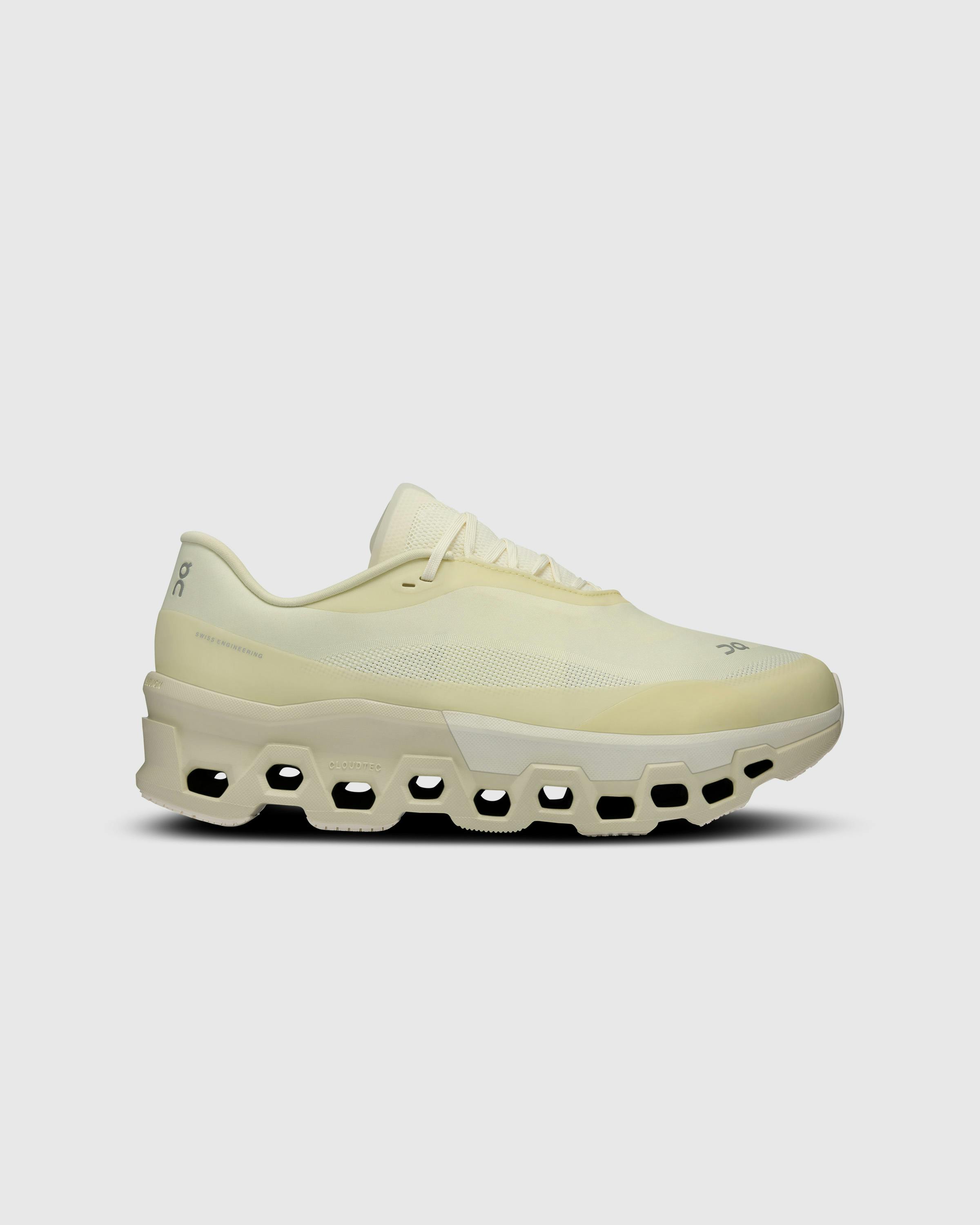 On x Post Archive Faction (PAF) – Cloudmonster 2 PAF Seedling/White - Low Top Sneakers - Yellow - Image 1