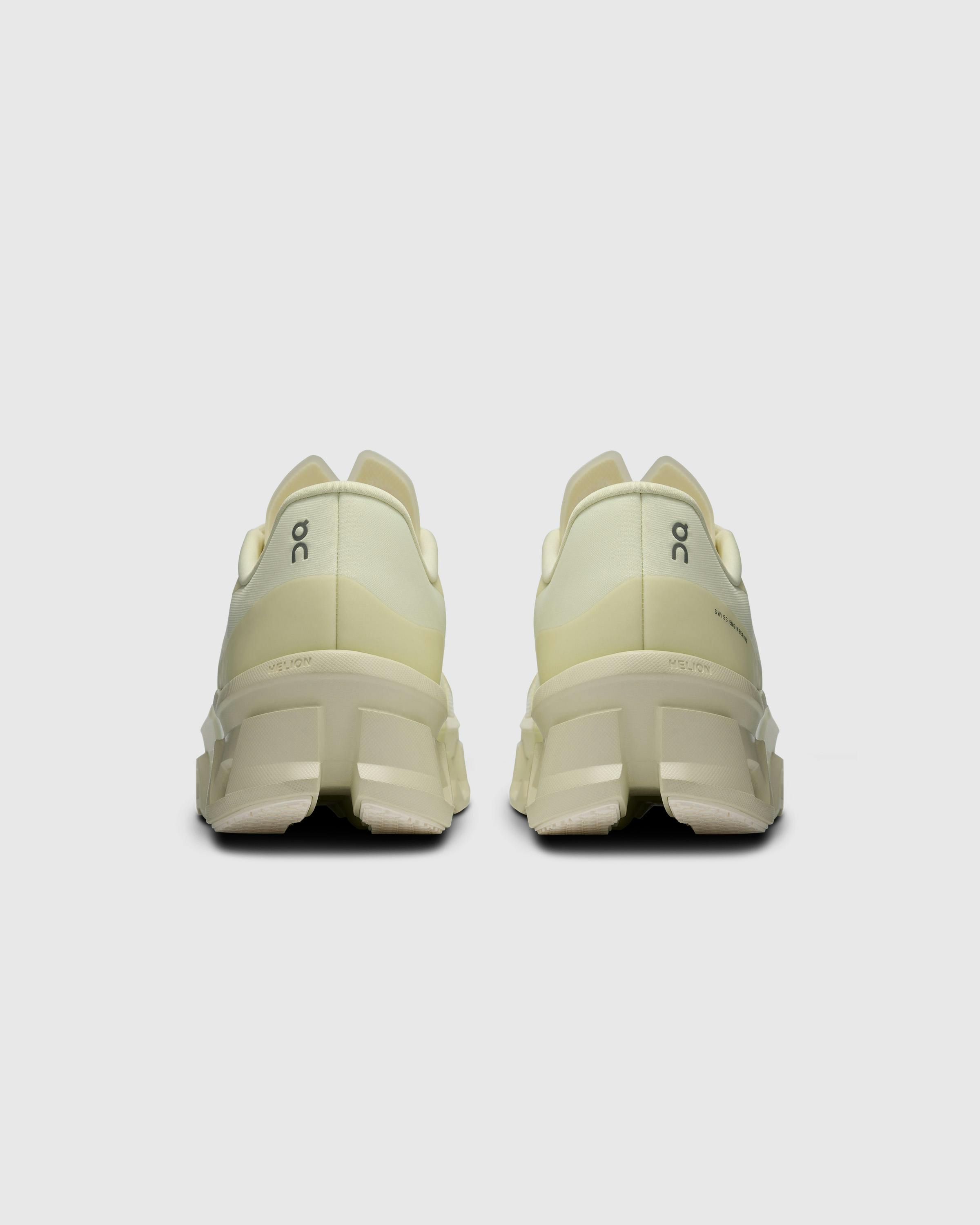 On x Post Archive Faction (PAF) – Cloudmonster 2 PAF Seedling/White - Low Top Sneakers - Yellow - Image 4