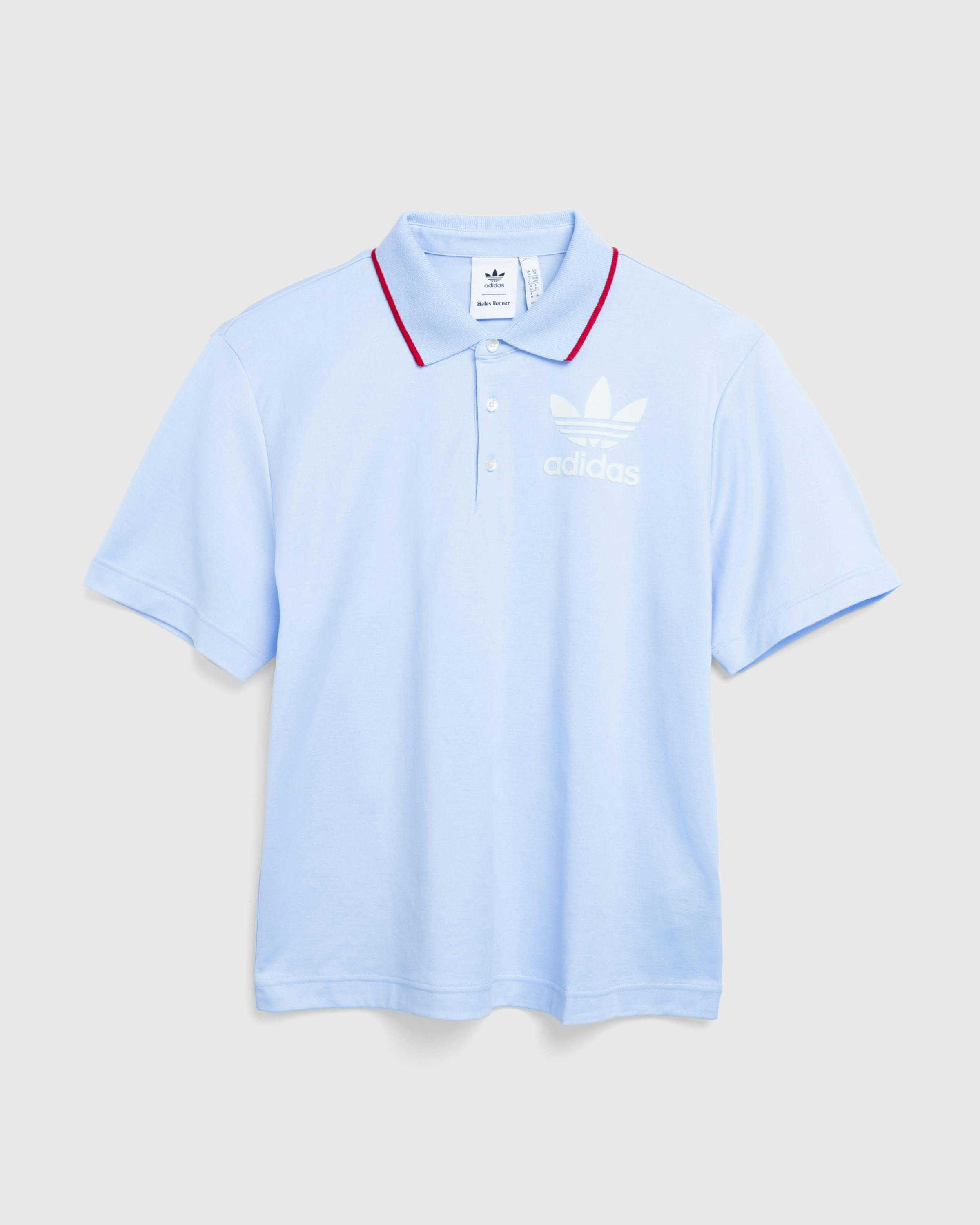 Adidas x Wales Bonner – S/S Polo Glow Blue - Polos - Blue - Image 1