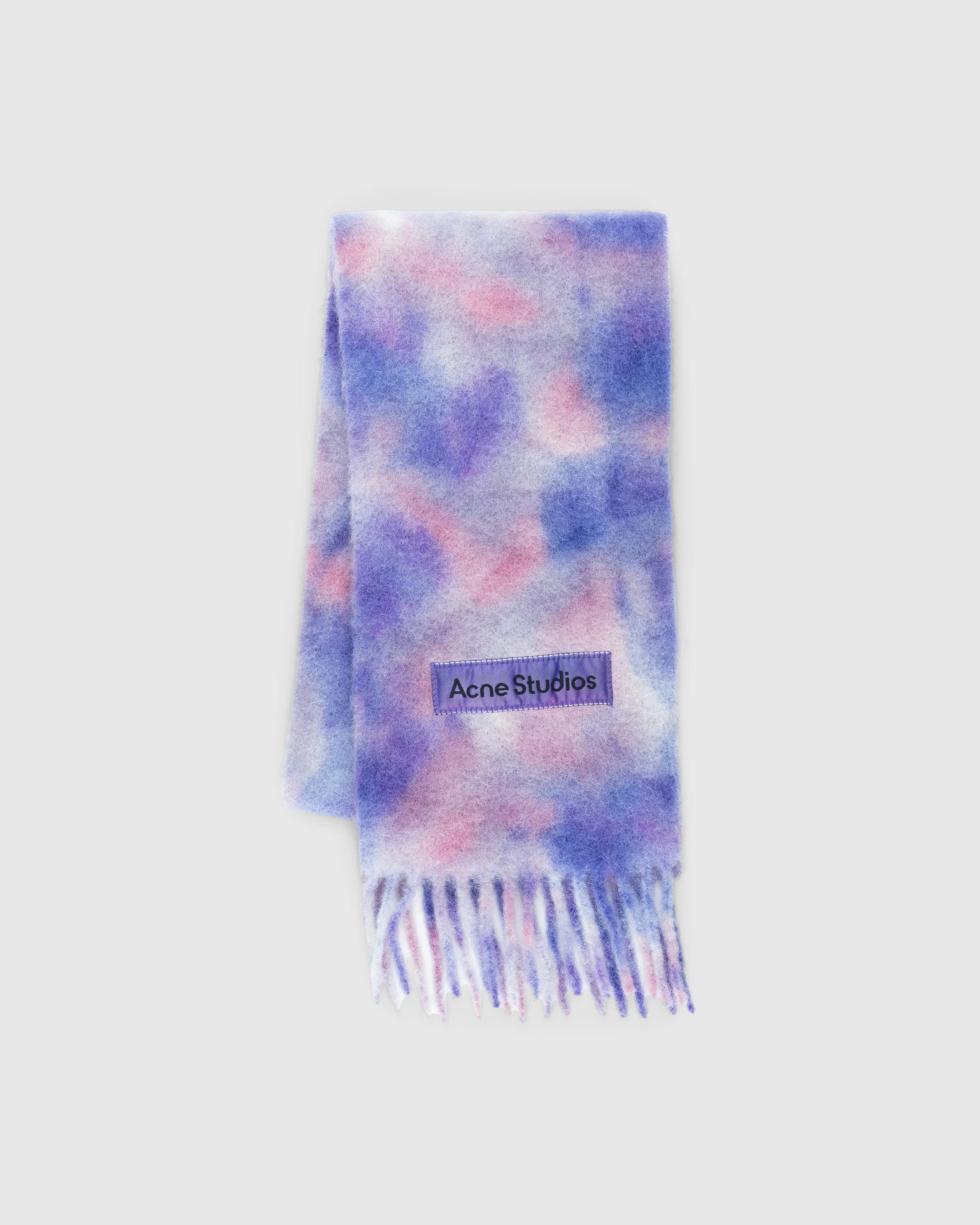 Acne Studios – Tie-Dye Alpaca Wool Scarf Lilac - Knits - Purple - Image 2